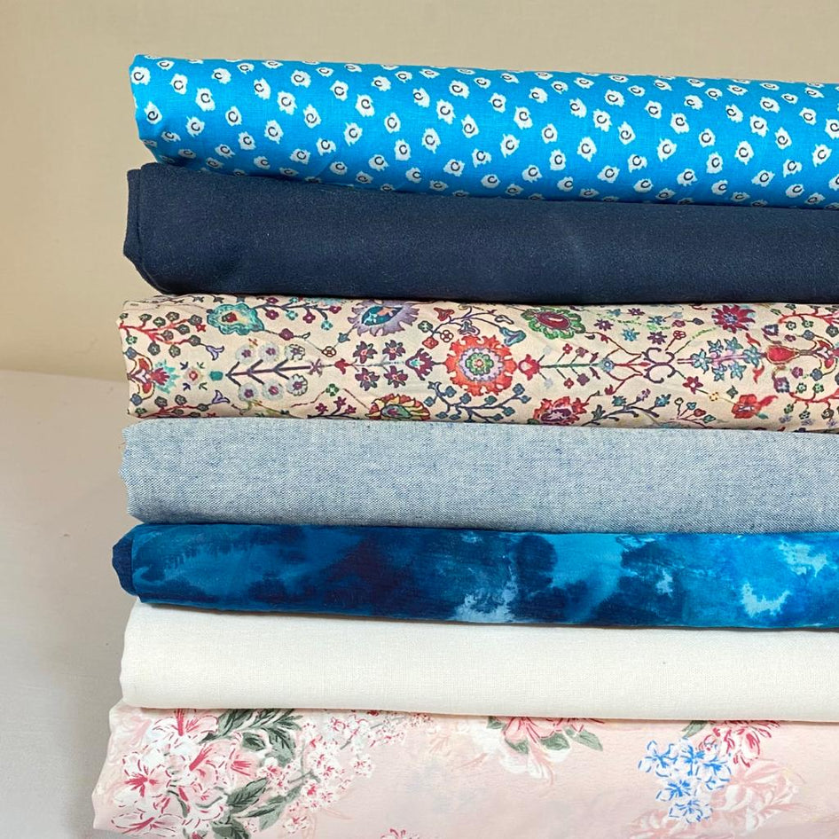 23 Metres, Premium Quality Mixed Fabric Bundle, Limited Time Offer