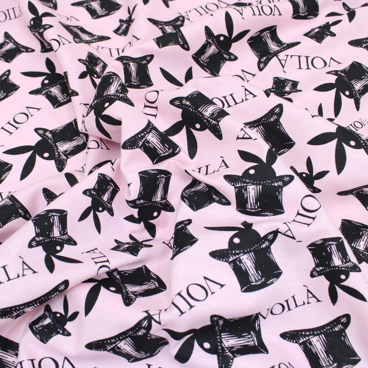 3 Metres, Printed Brushed Cotton, 'Voila' - 44" Wide