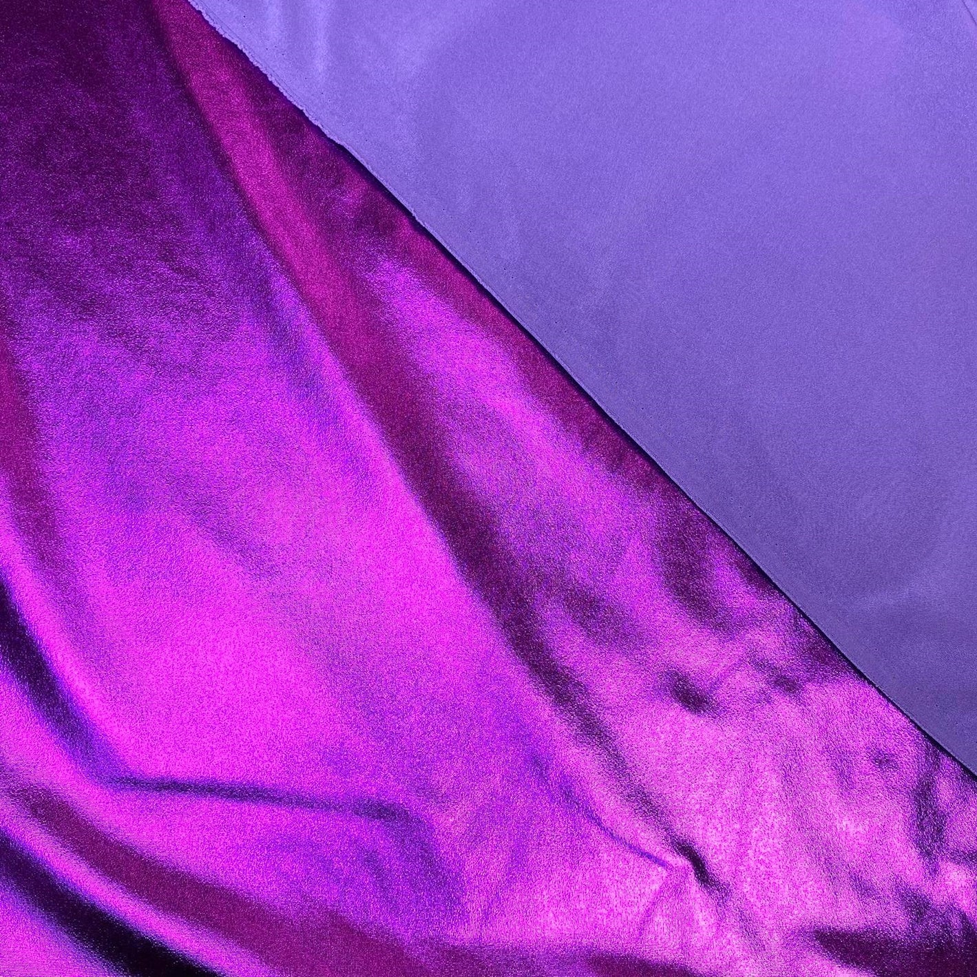 Super Soft Metallic Lycra, 'Violet' - 55" Wide