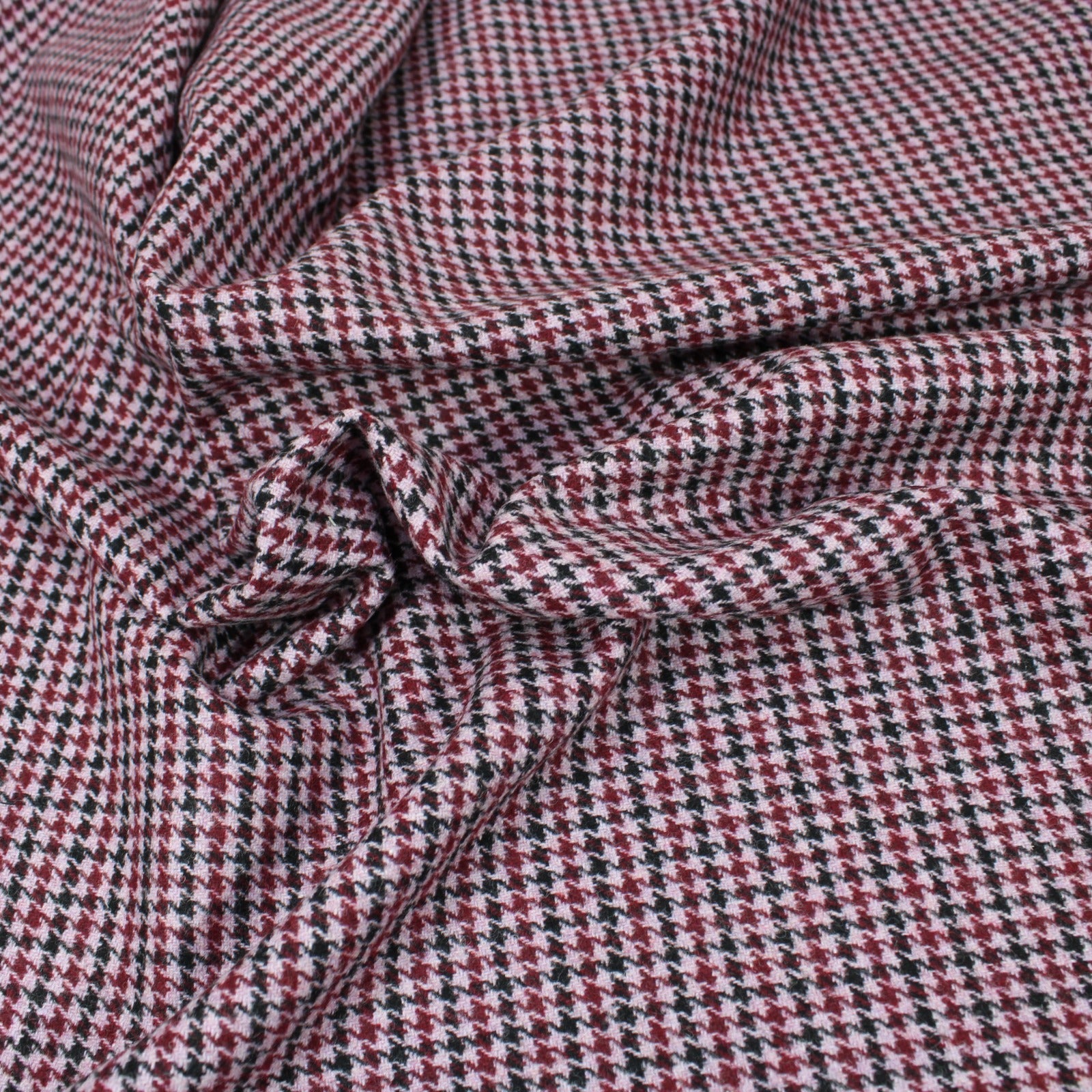 Sold 3 Metres Poly Wool , 'RED' - 56