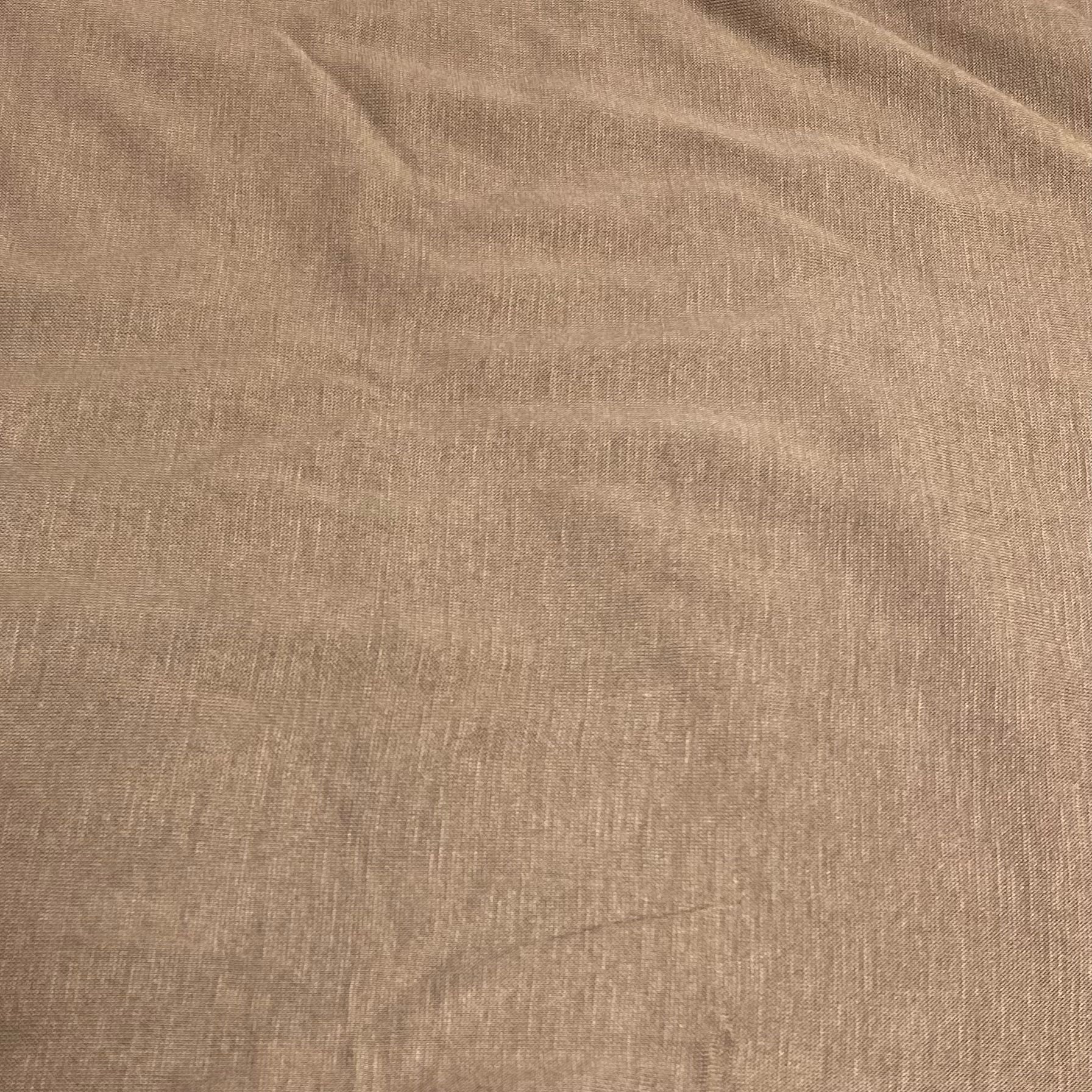 3 Metres Viscose Jersey, 'BROWN' - 55" Wide