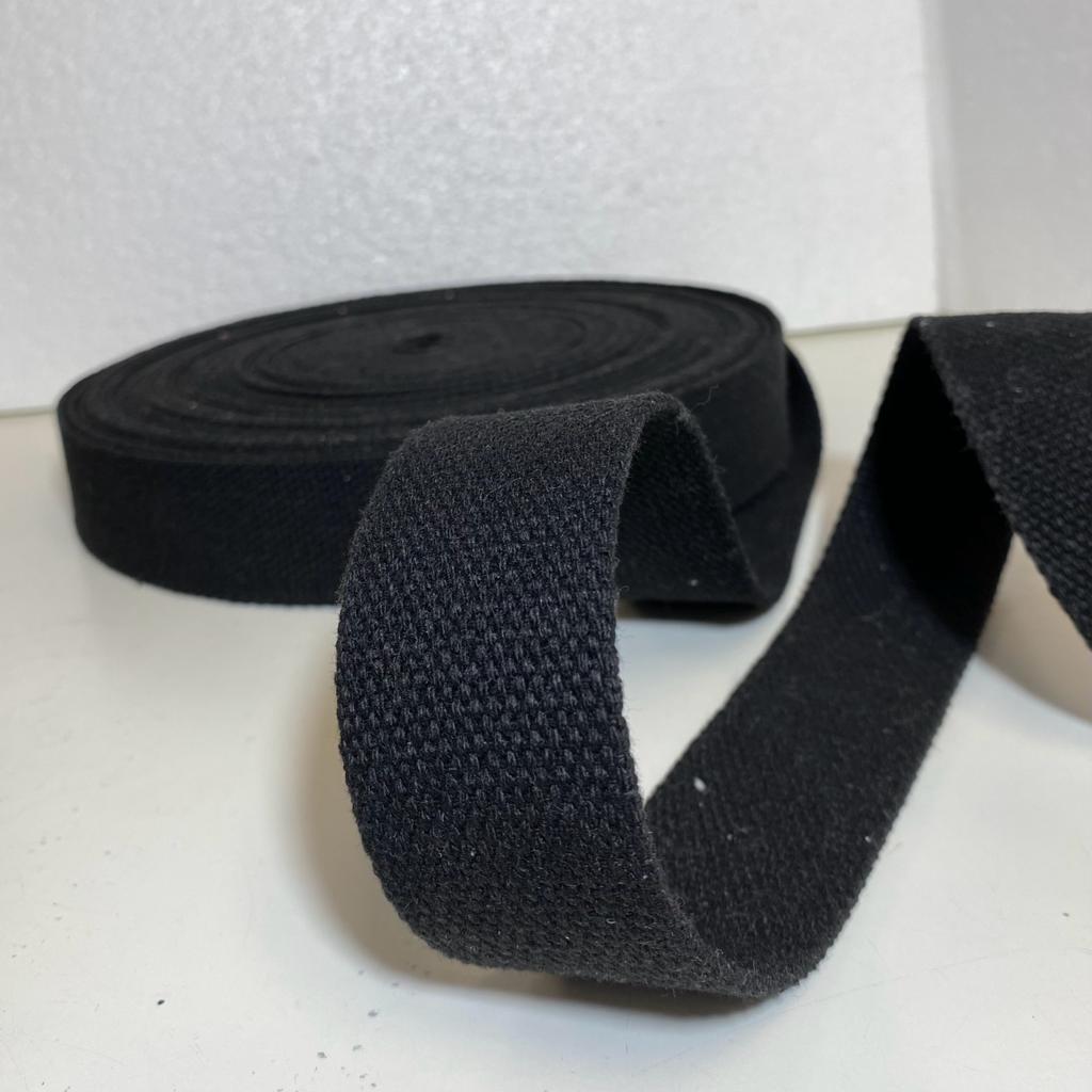 Per Metre Plain Cotton Tape Webbing: For Bag Straps- 38mm / 40mm
