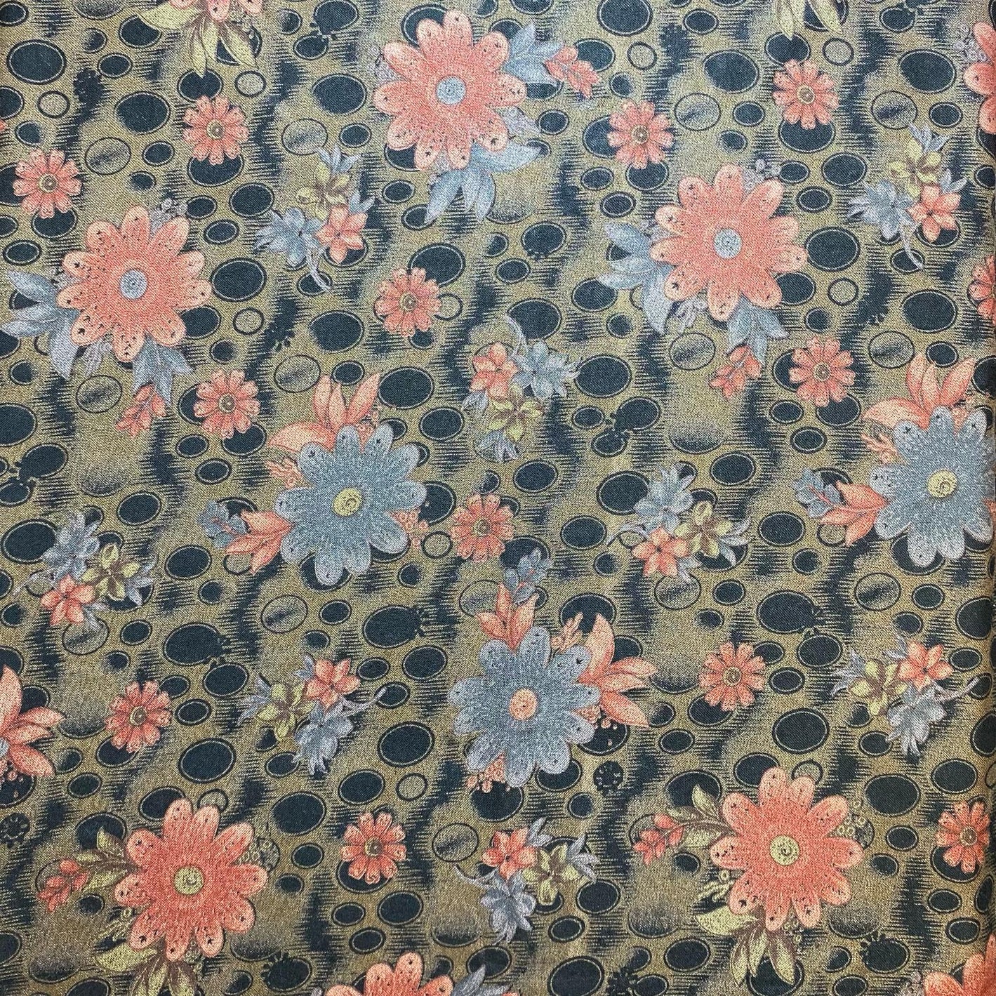 Printed Alpine Rayon, 'PRINT 8' -45" Wide (3 Metres)