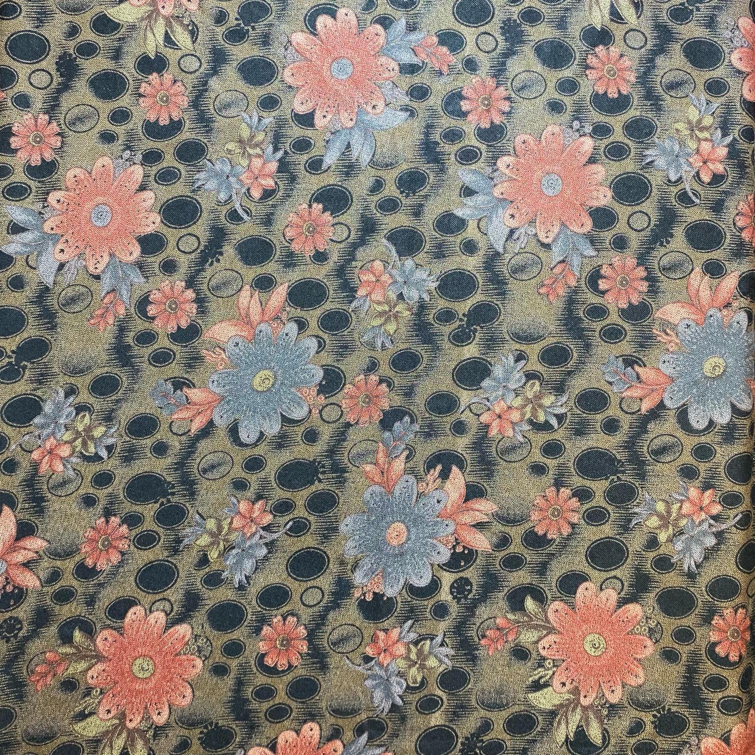 Printed Alpine Rayon, 'PRINT 8' -45" Wide (3 Metres)