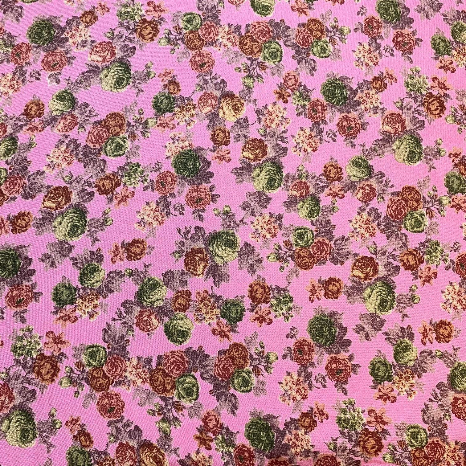 Printed Alpine Rayon, 'PRINT 4' -45" Wide (3 Metres)