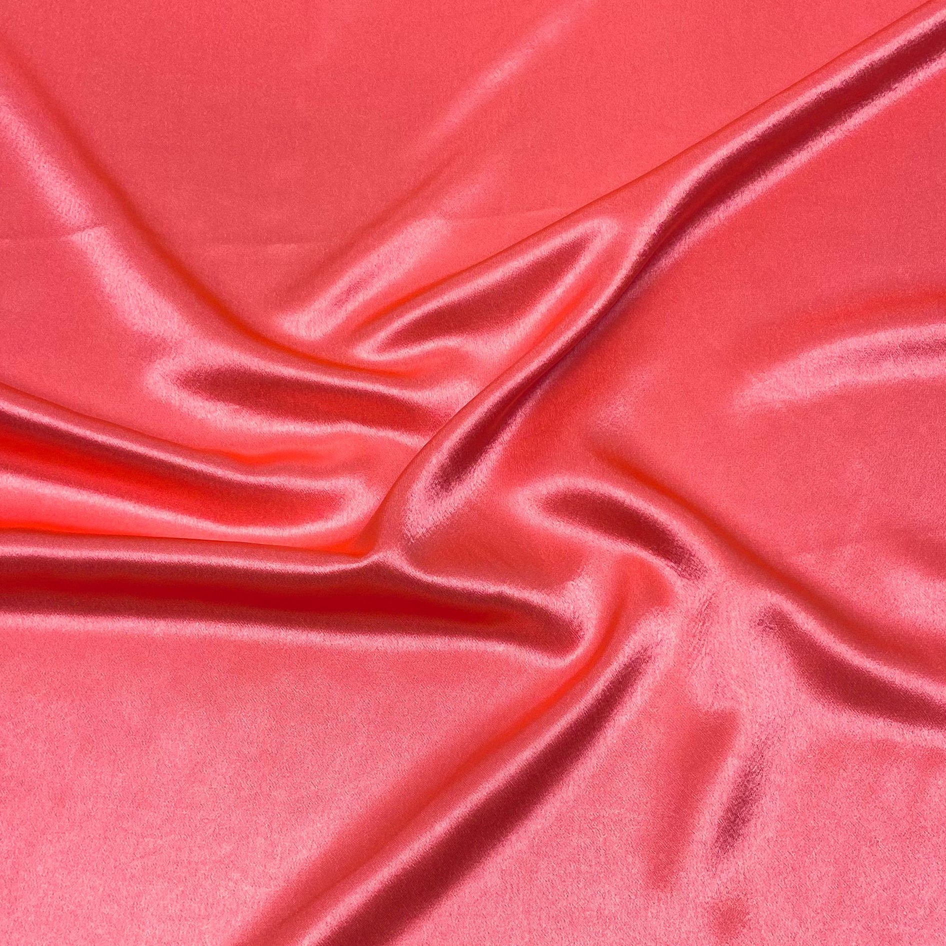 Luxury Crepe Backed Sateen  - 54" Wide - Peachy Pink