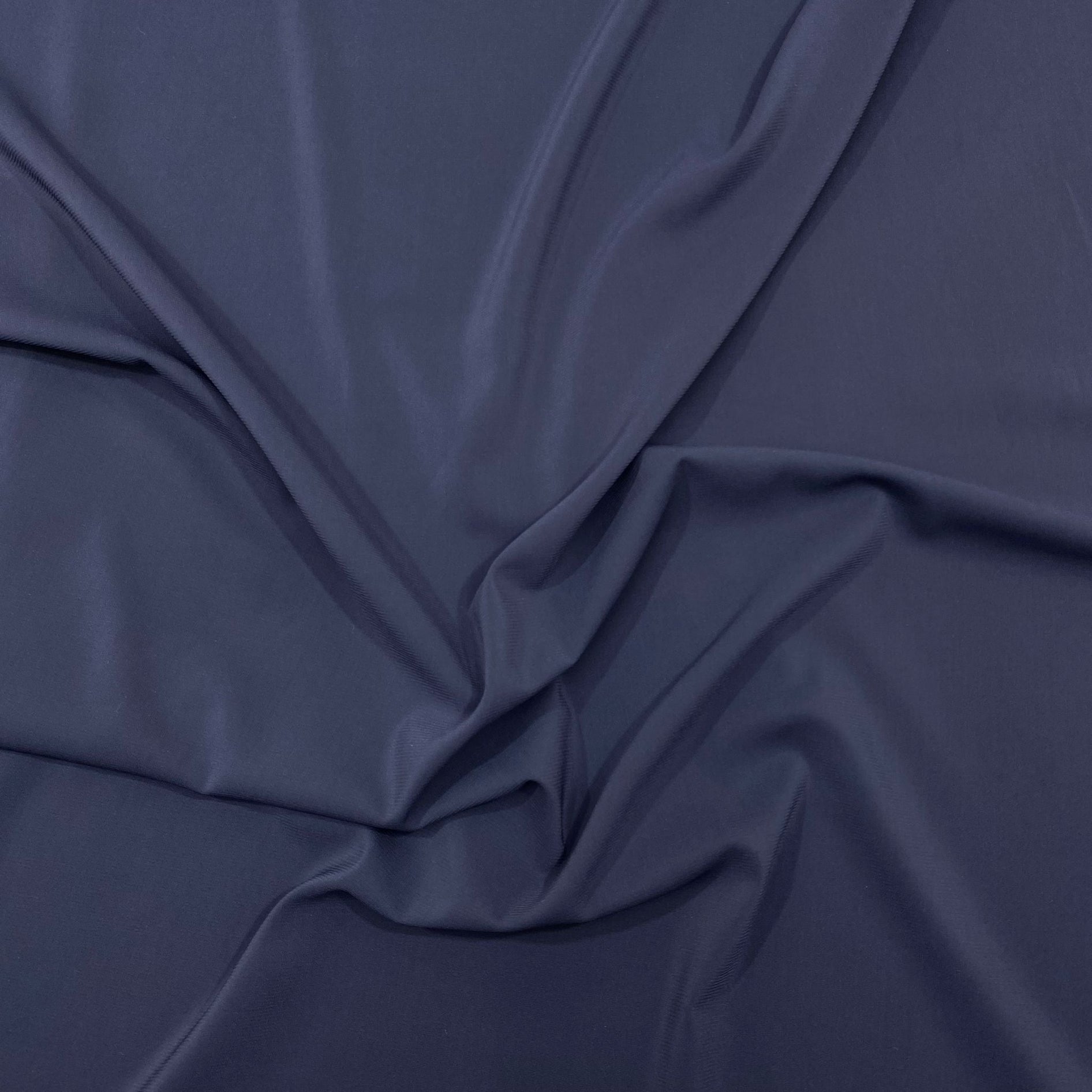 3 Metres Luxury Plain Chiffon- 55" Wide - (Navy)
