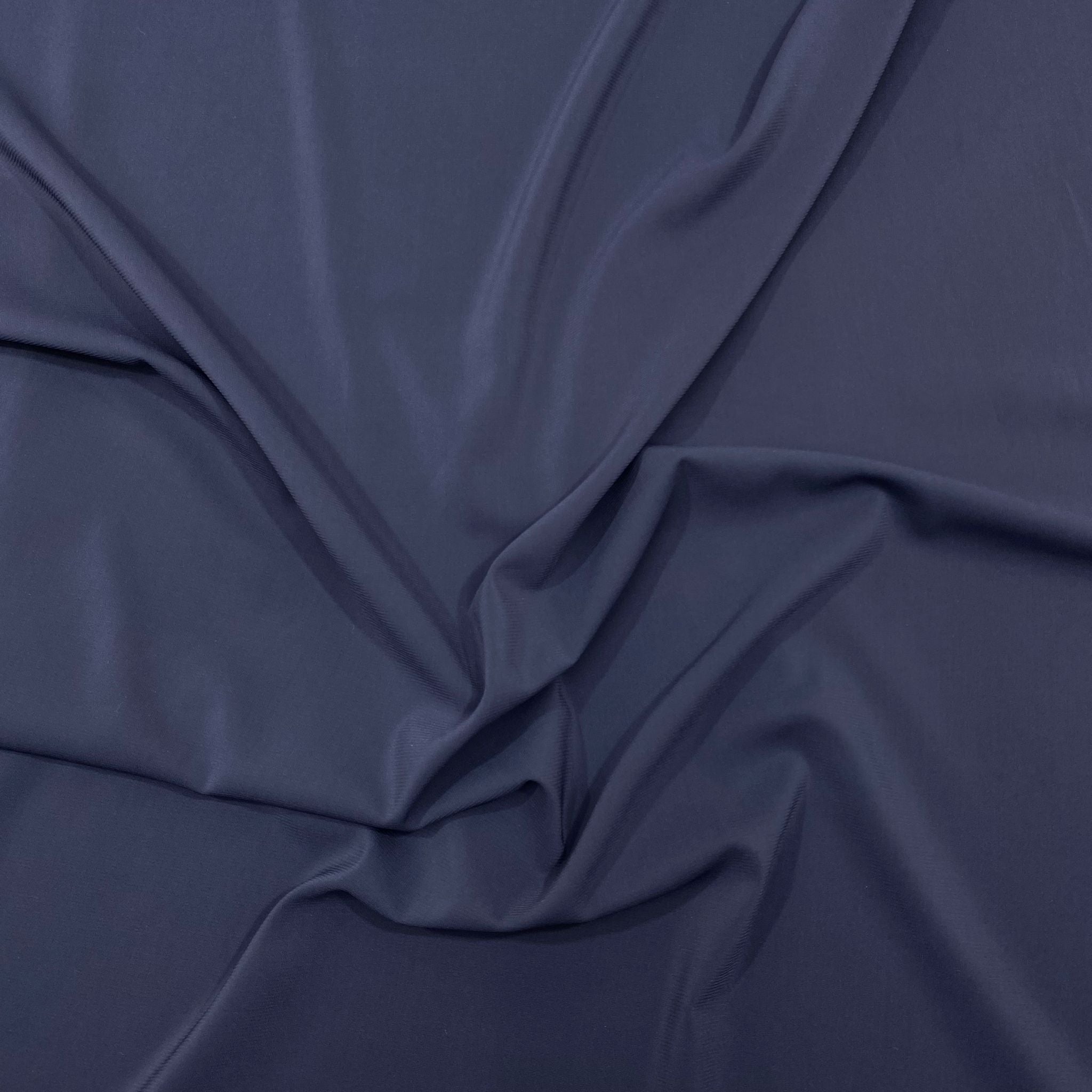 3 Metres Luxury Plain Chiffon- 55" Wide - (Navy)
