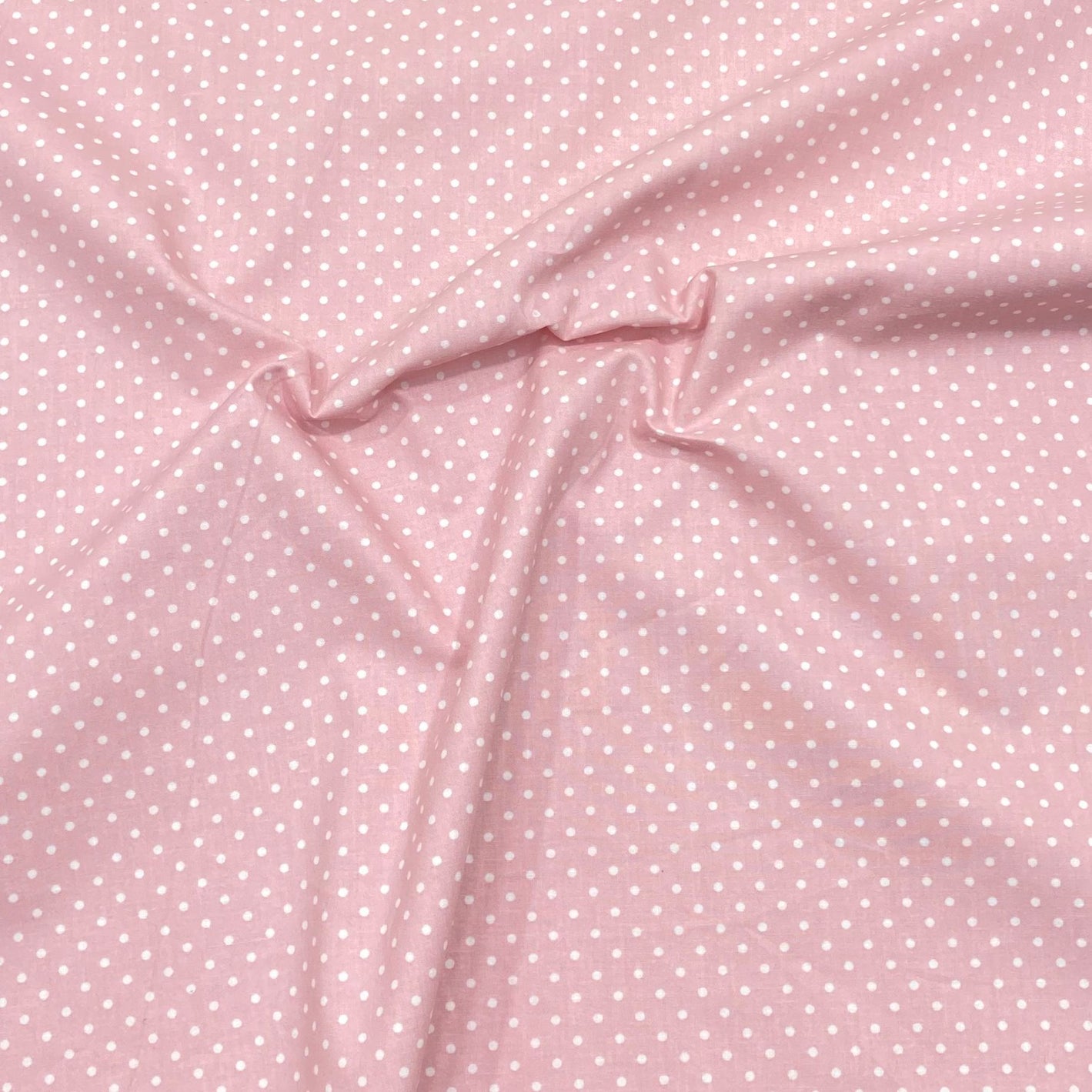 Per metre Premium Quilting Cotton, 'Polka Baby' - 45" Wide