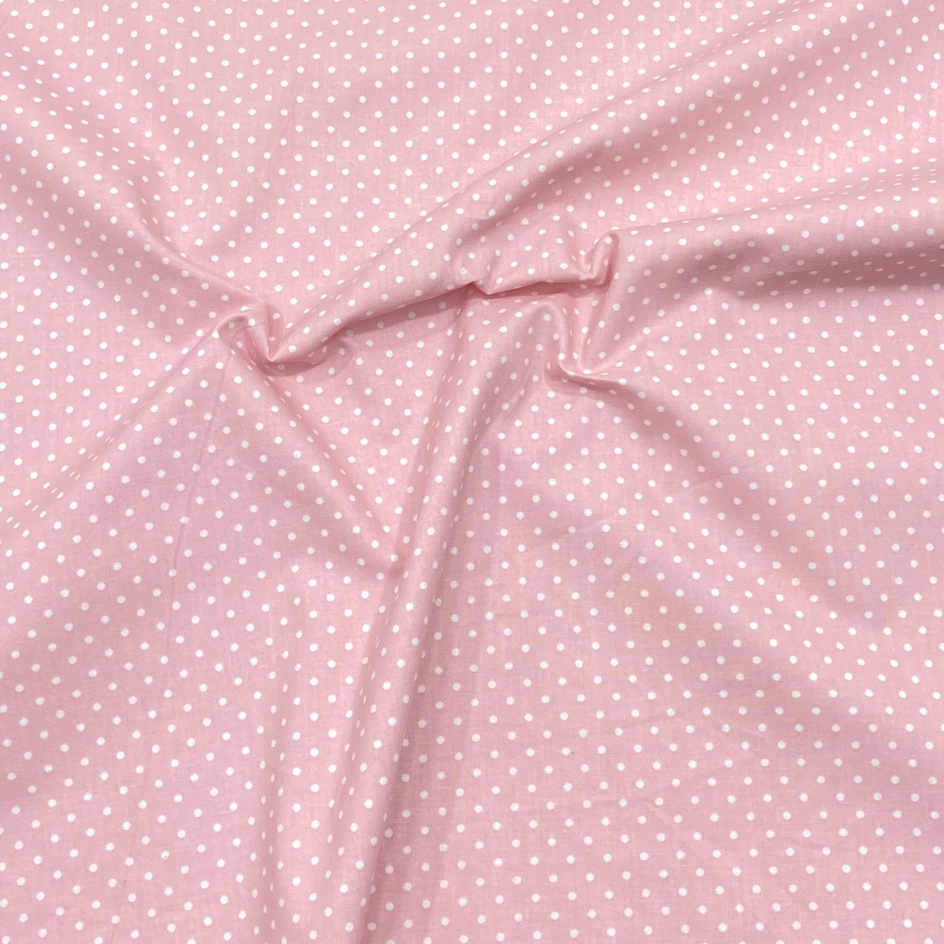 Per metre Premium Quilting Cotton, 'Polka Baby' - 45" Wide