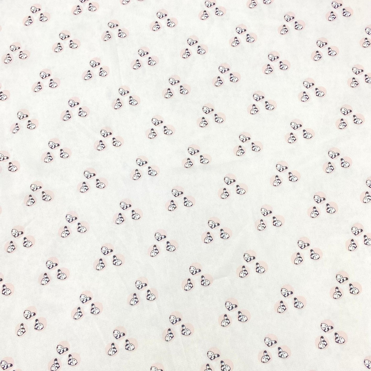 Printed Crepe, 'Cute', 55" Wide (3 Metre)
