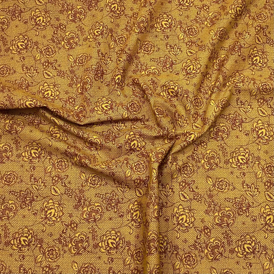 Per Metre, Digital Cotton Poplin - 60" Wide - Orange