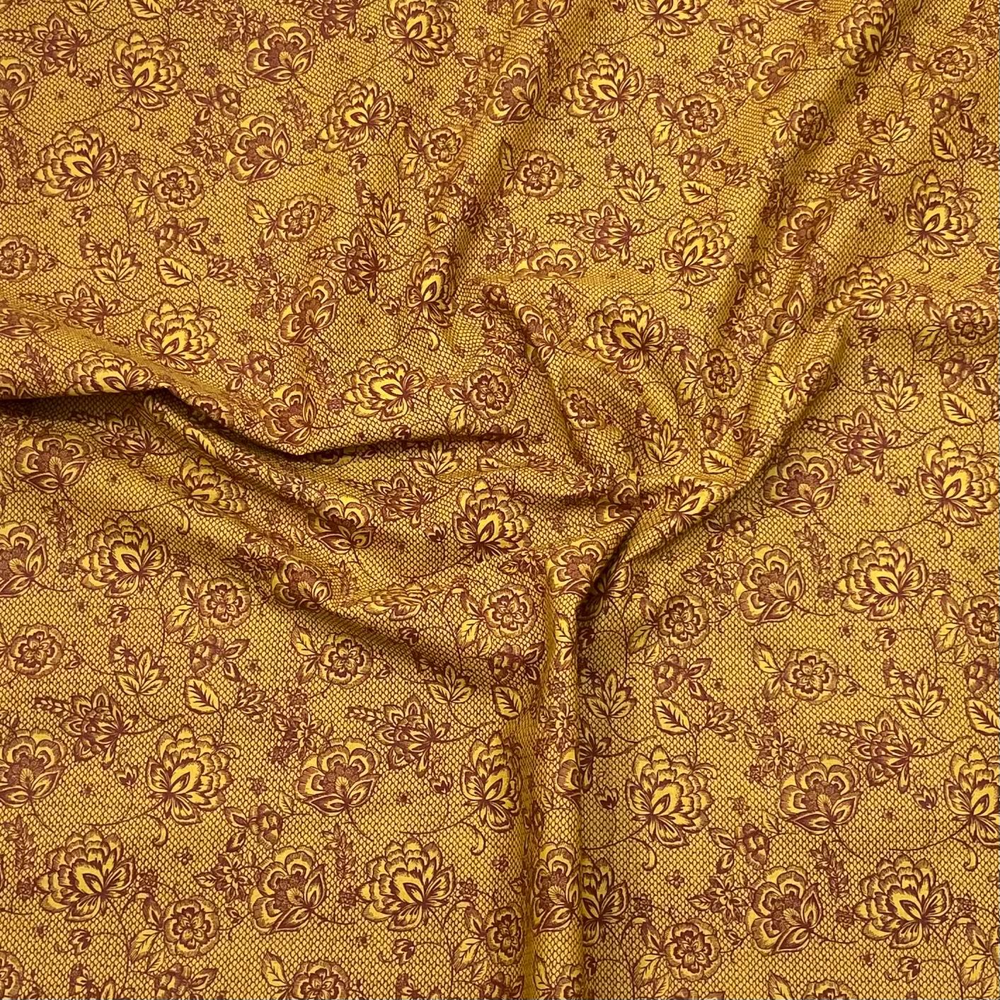 Per Metre, Digital Cotton Poplin - 60" Wide - Orange