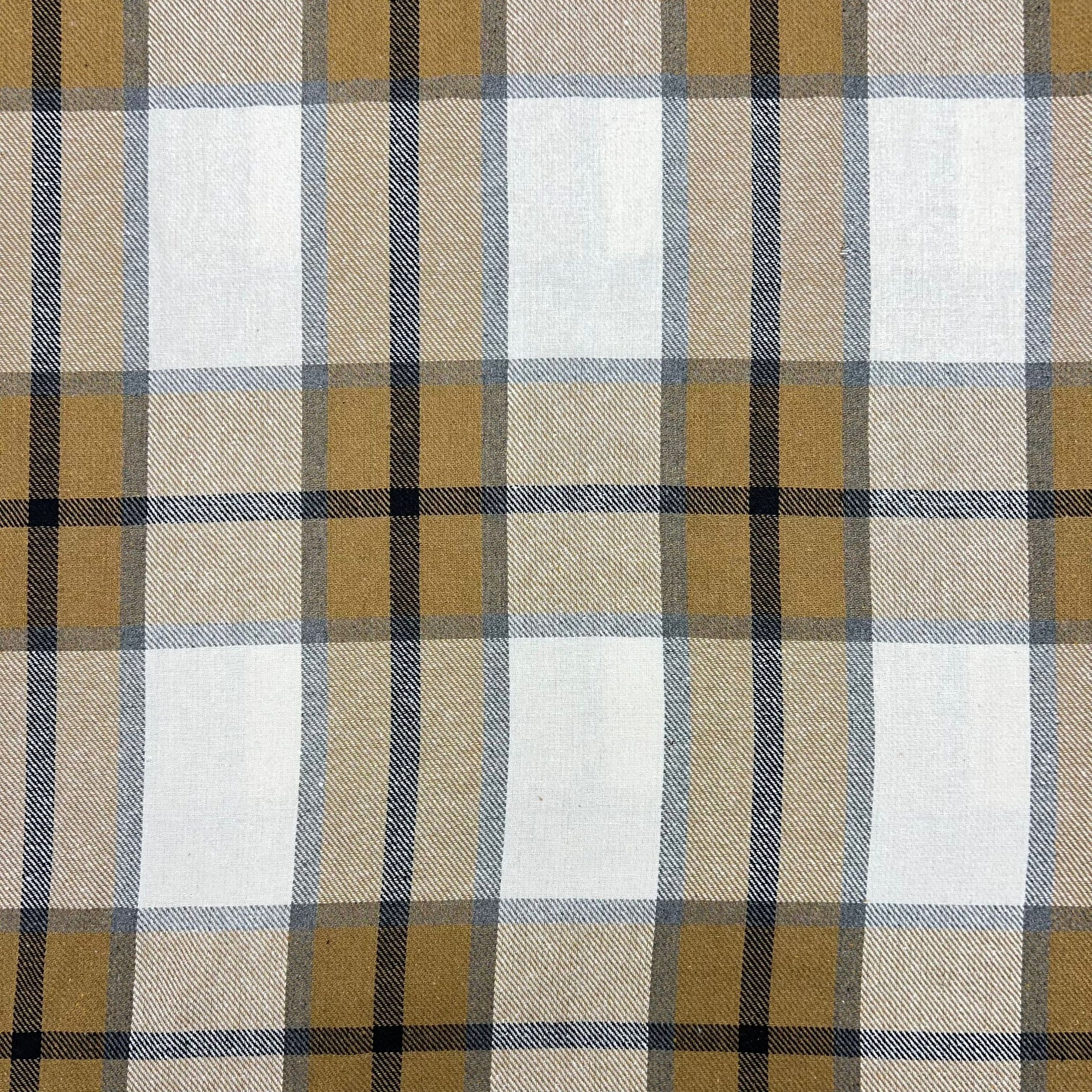 Premium Wool Rich Fabric 55" Wide  (Big Checks)