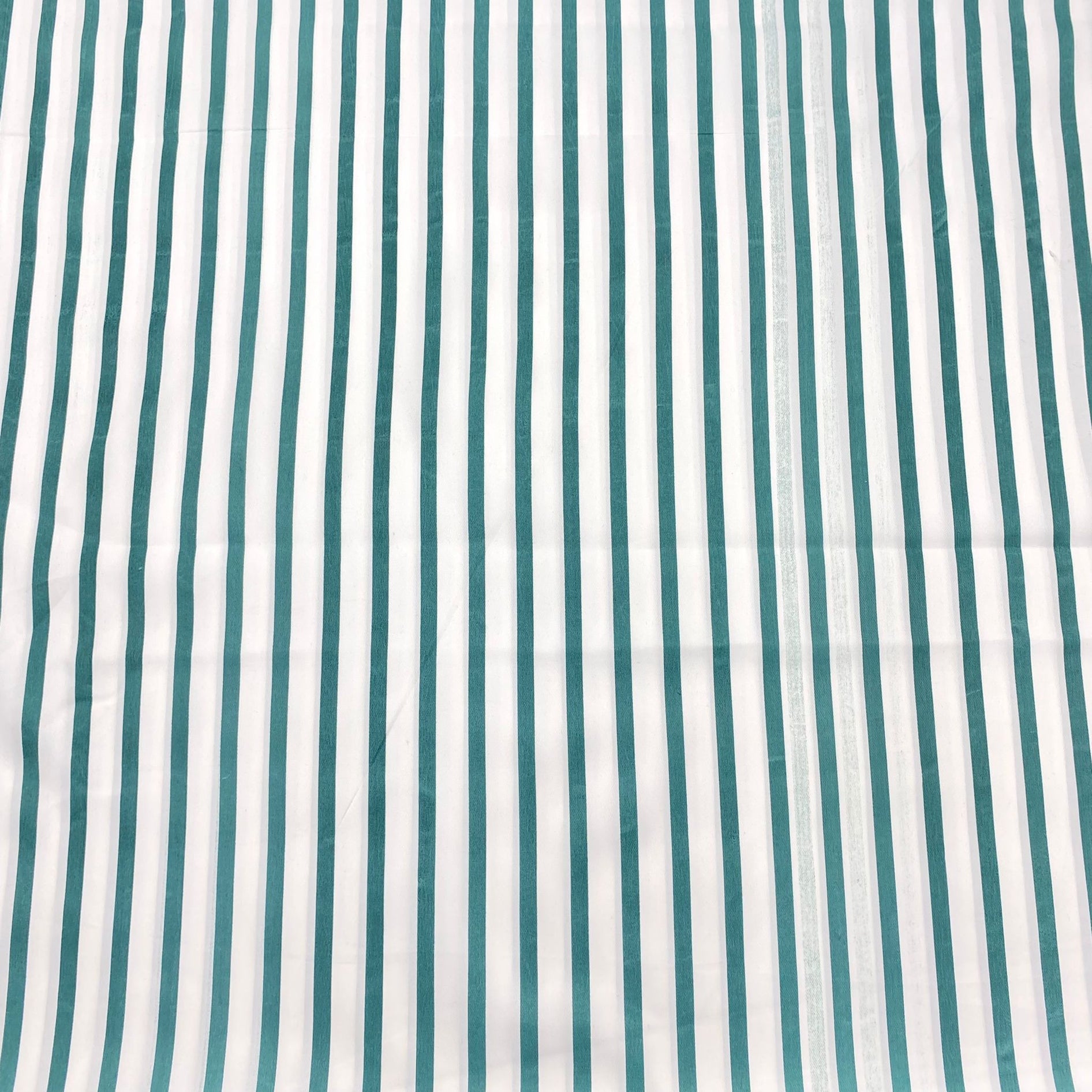 3 Metres Soft Micro-Fibre Fabric- 55" Wide (Green Stripes)