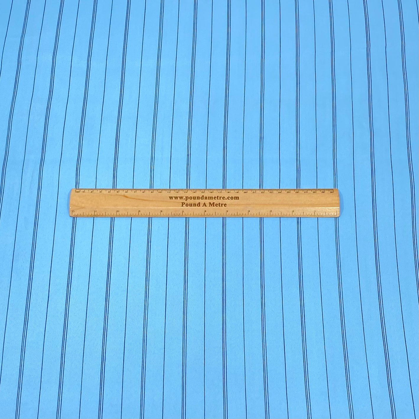 3 Metres Soft Micro-Fibre Fabric- 55" Wide (Sky Stripes)