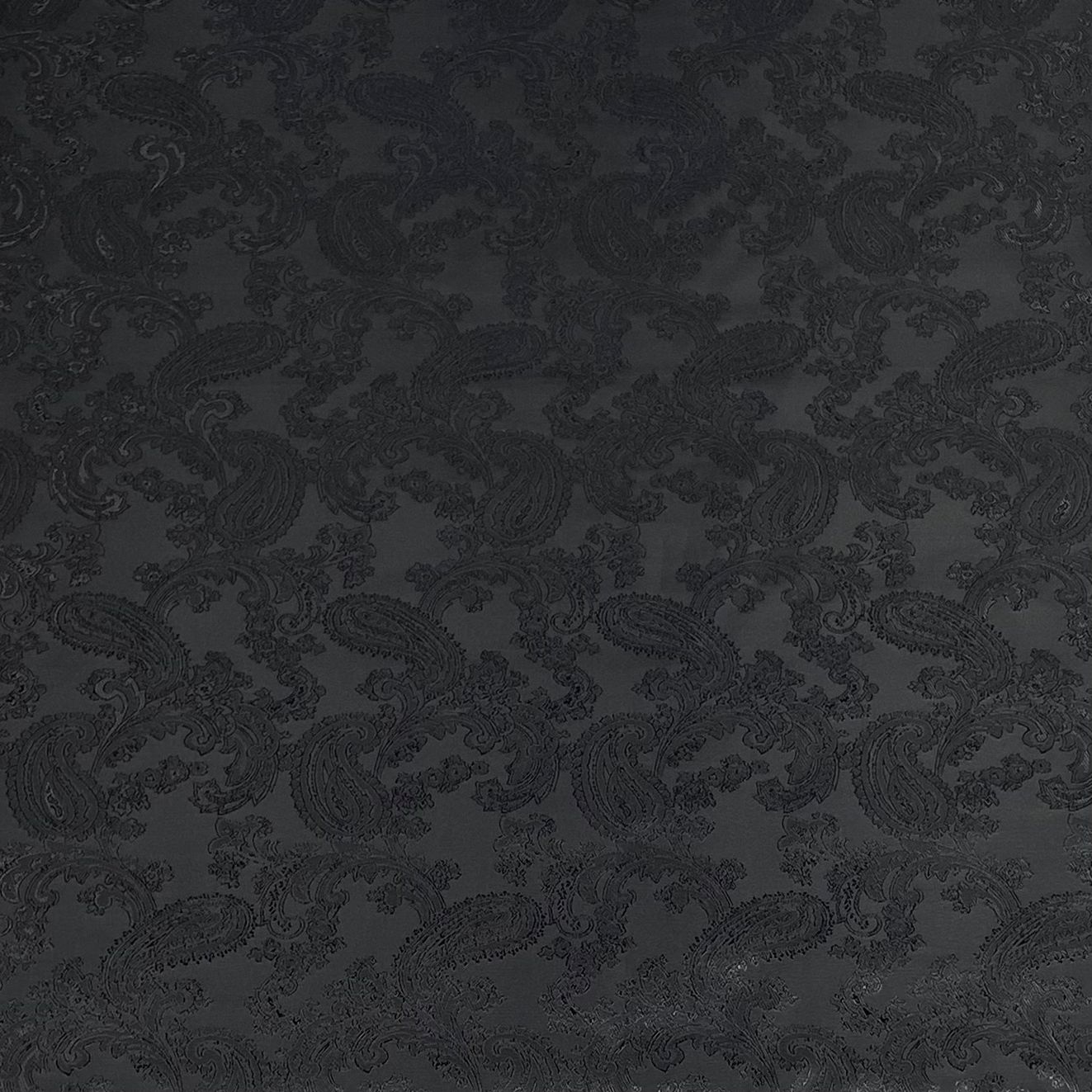 3 Metres Two Tone Jacquard Fabric 55" (Black)