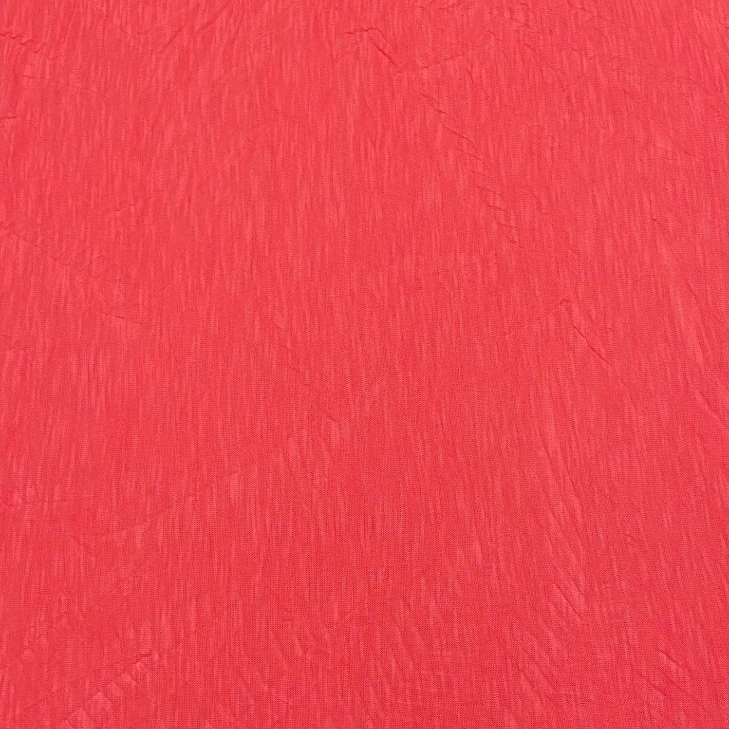 3 Metre Luxurious Soft Crinkle Jersey - 55" Wide (Coral)