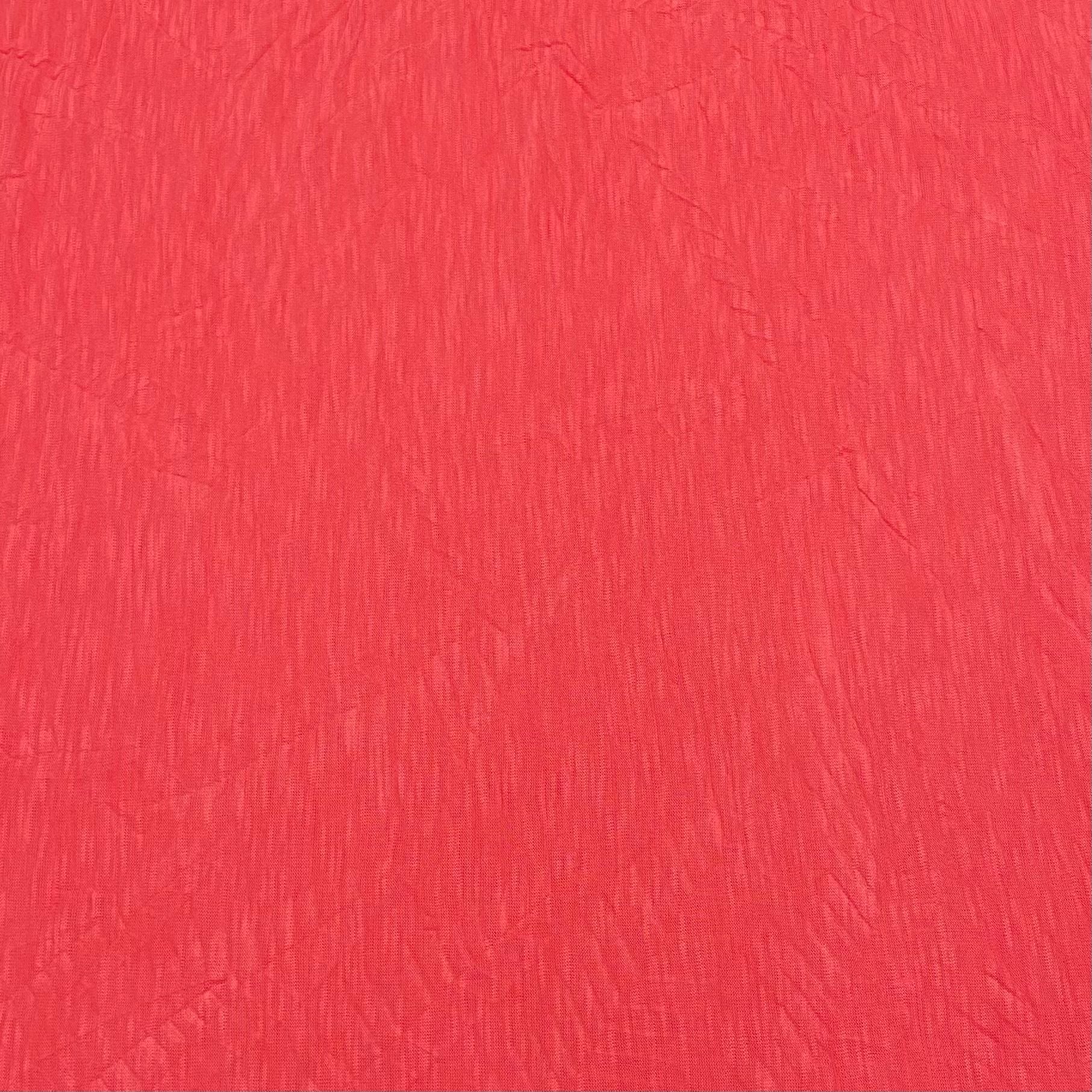 3 Metre Luxurious Soft Crinkle Jersey - 55" Wide (Coral)