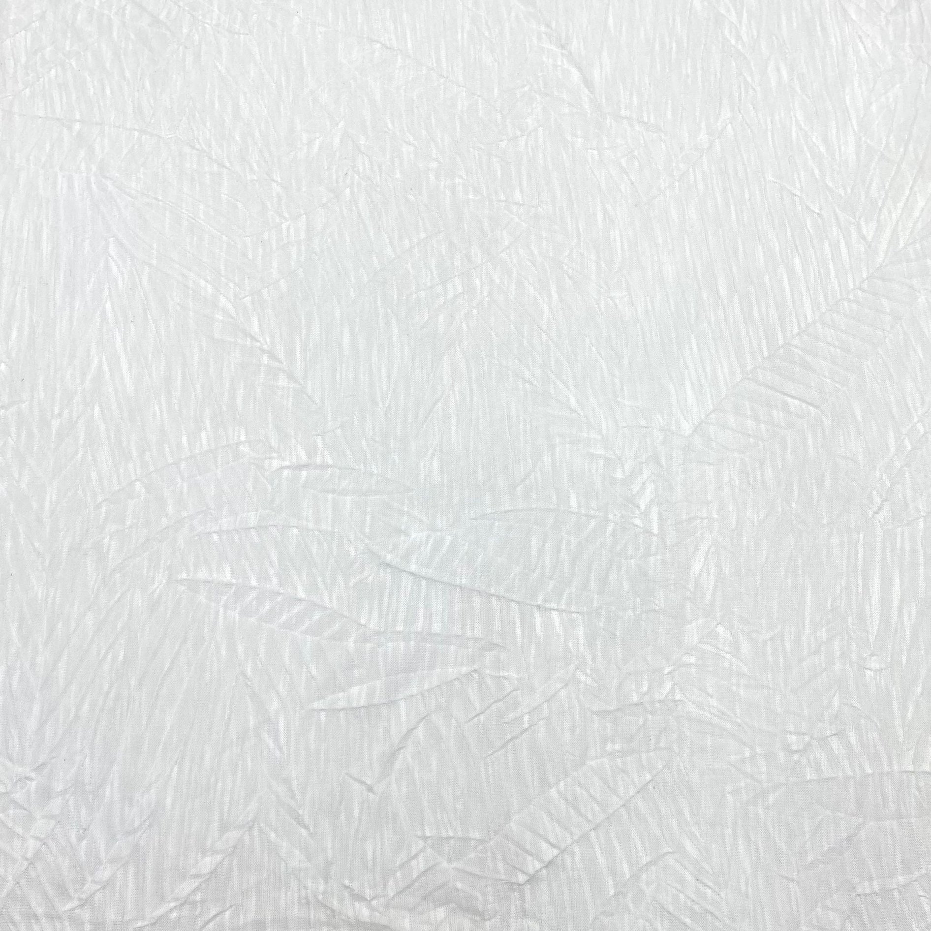 3 Metre Luxurious Soft Crinkle Jersey - 55" Wide (White)