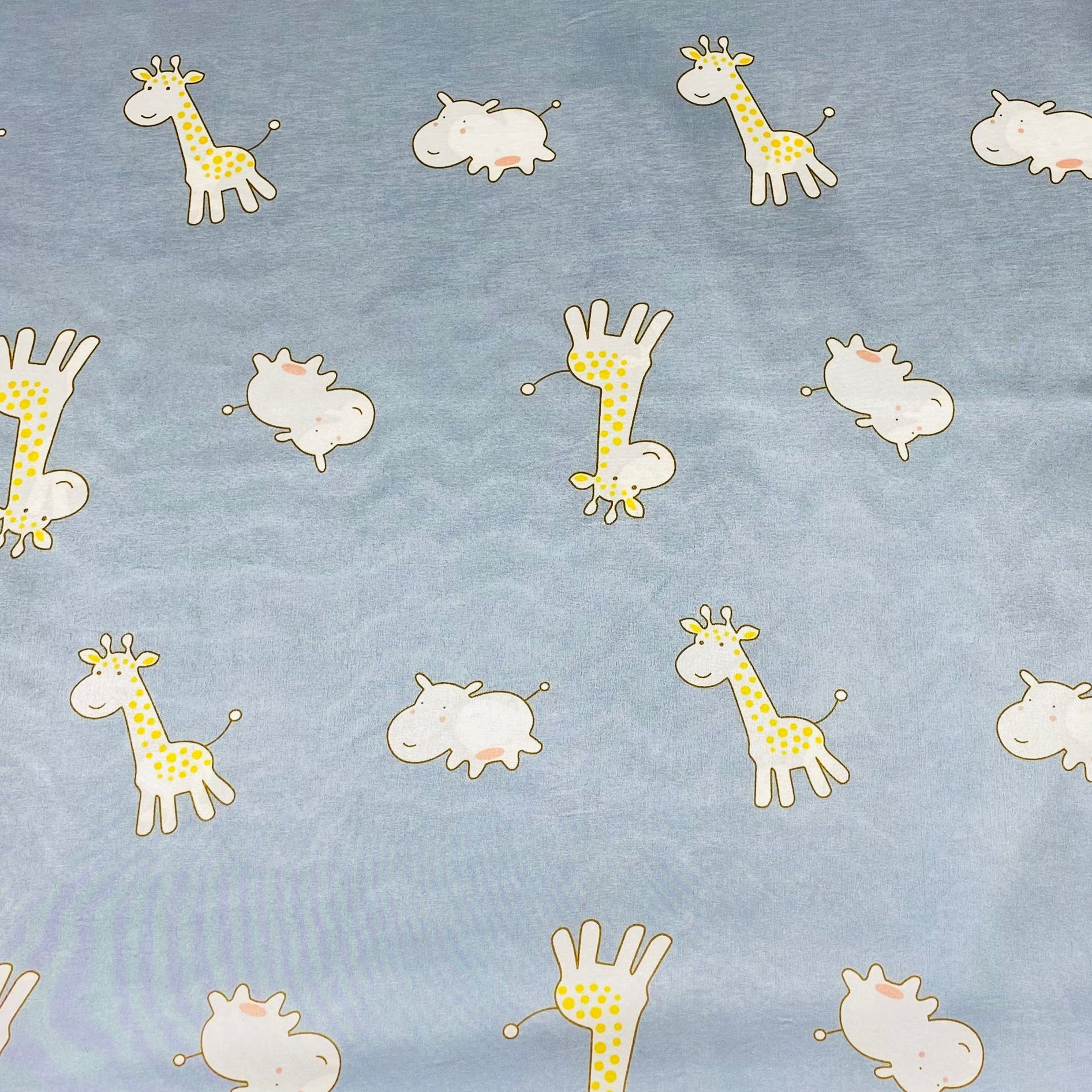 3 Metres Printed Silky Satin- 55" Wide (Animals)