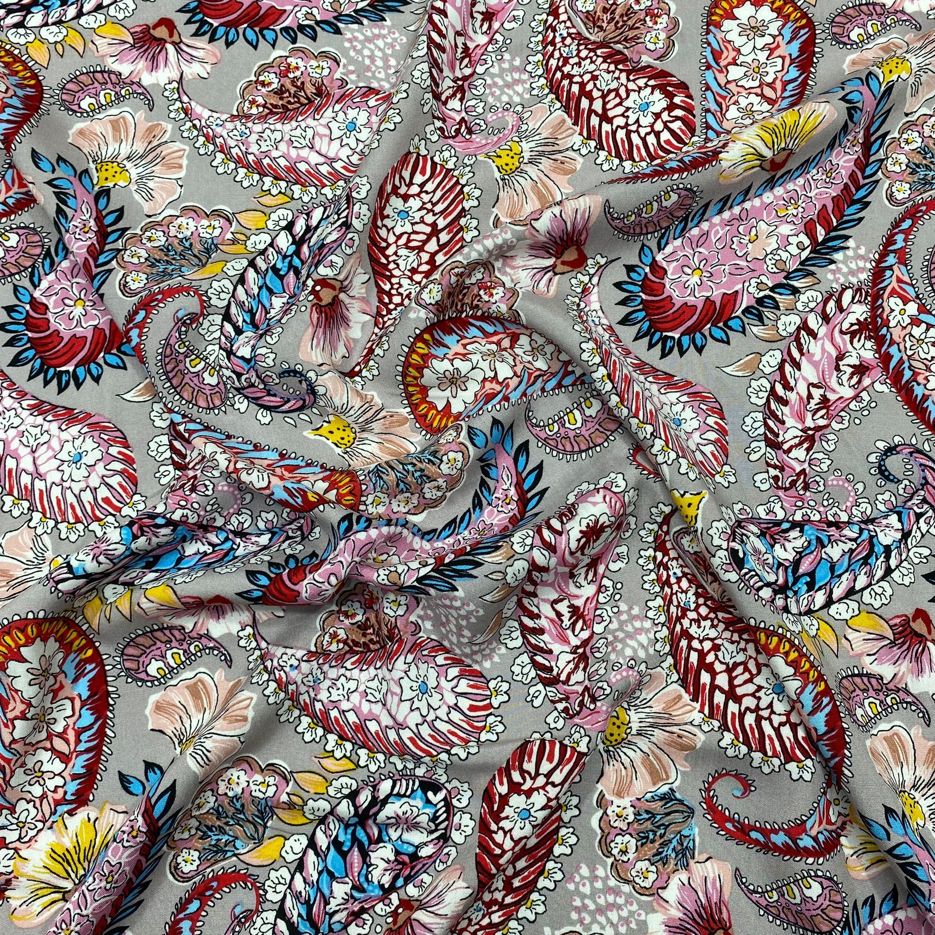 3 Metres Printed Dress Making Viscose- 55" Wide (Showy)