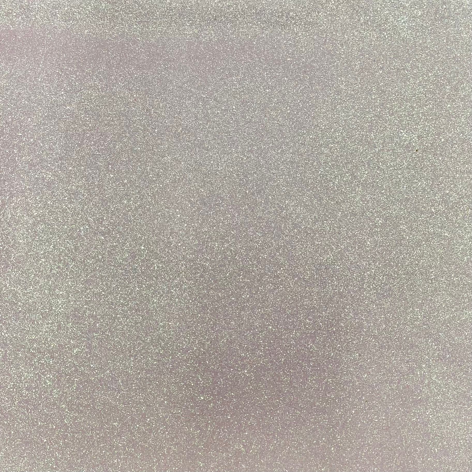 Cotton Backed Chunky Glitter Fabric- Cream