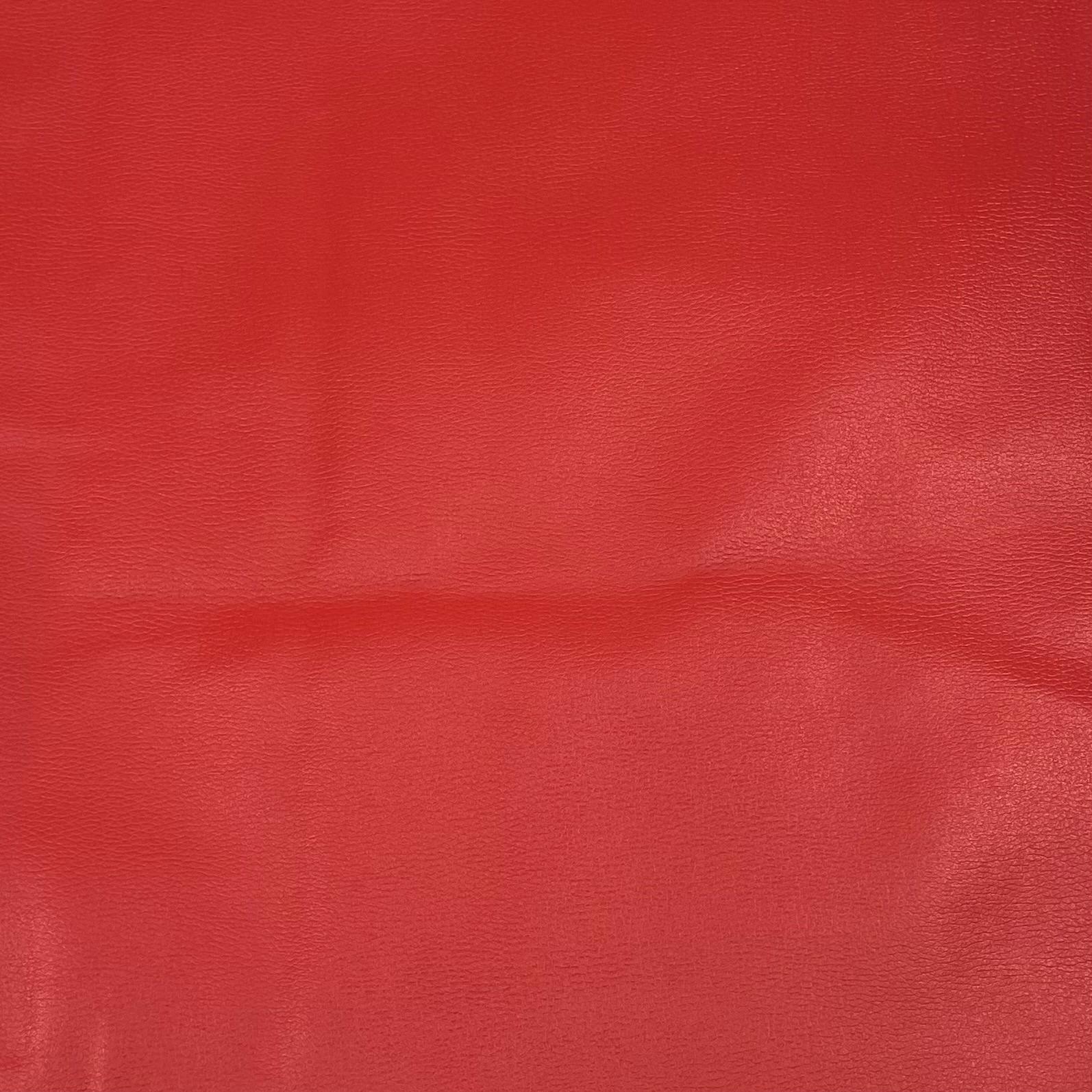 Heavy Soft Leatherette Jersey 55” Red