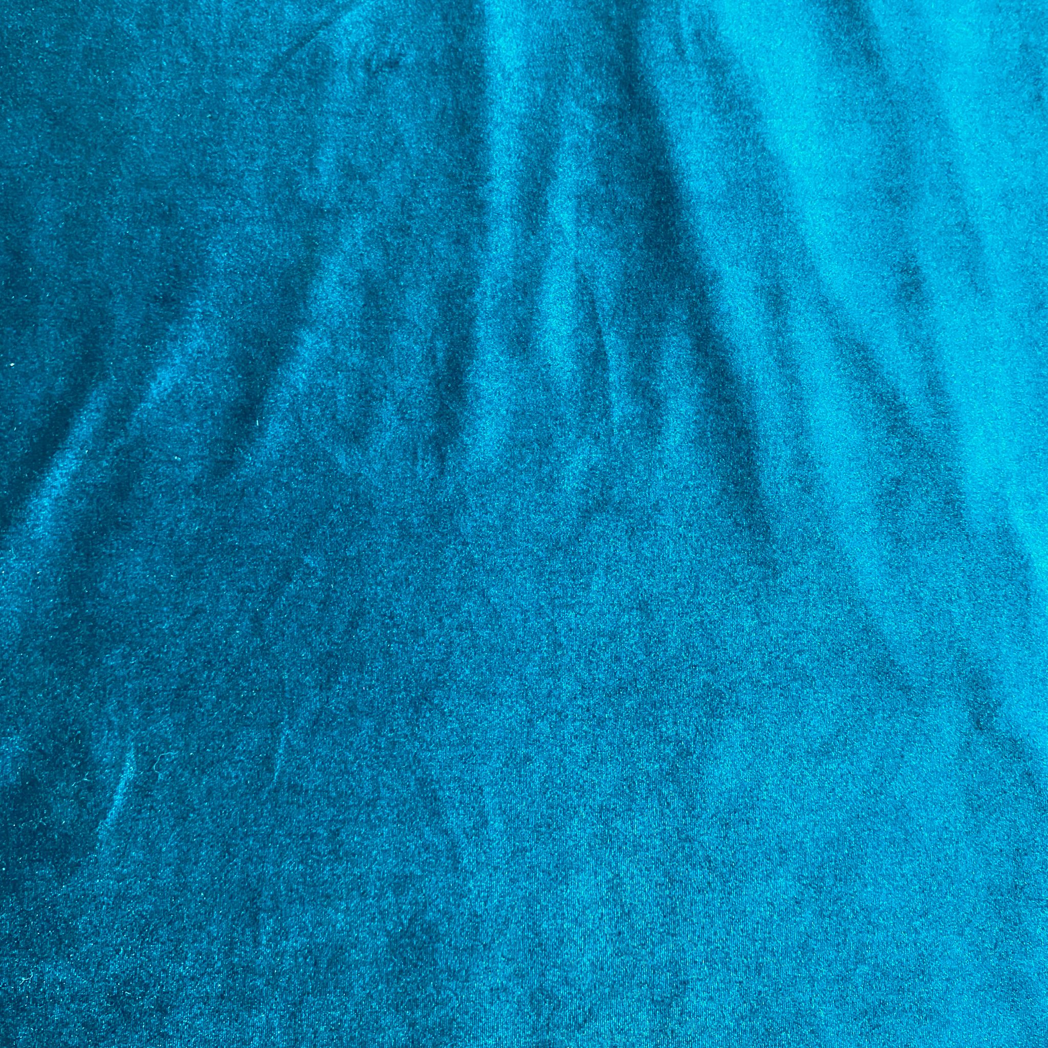 3 Metres Super Soft Spandex Velvet 55" Wide (Teal)
