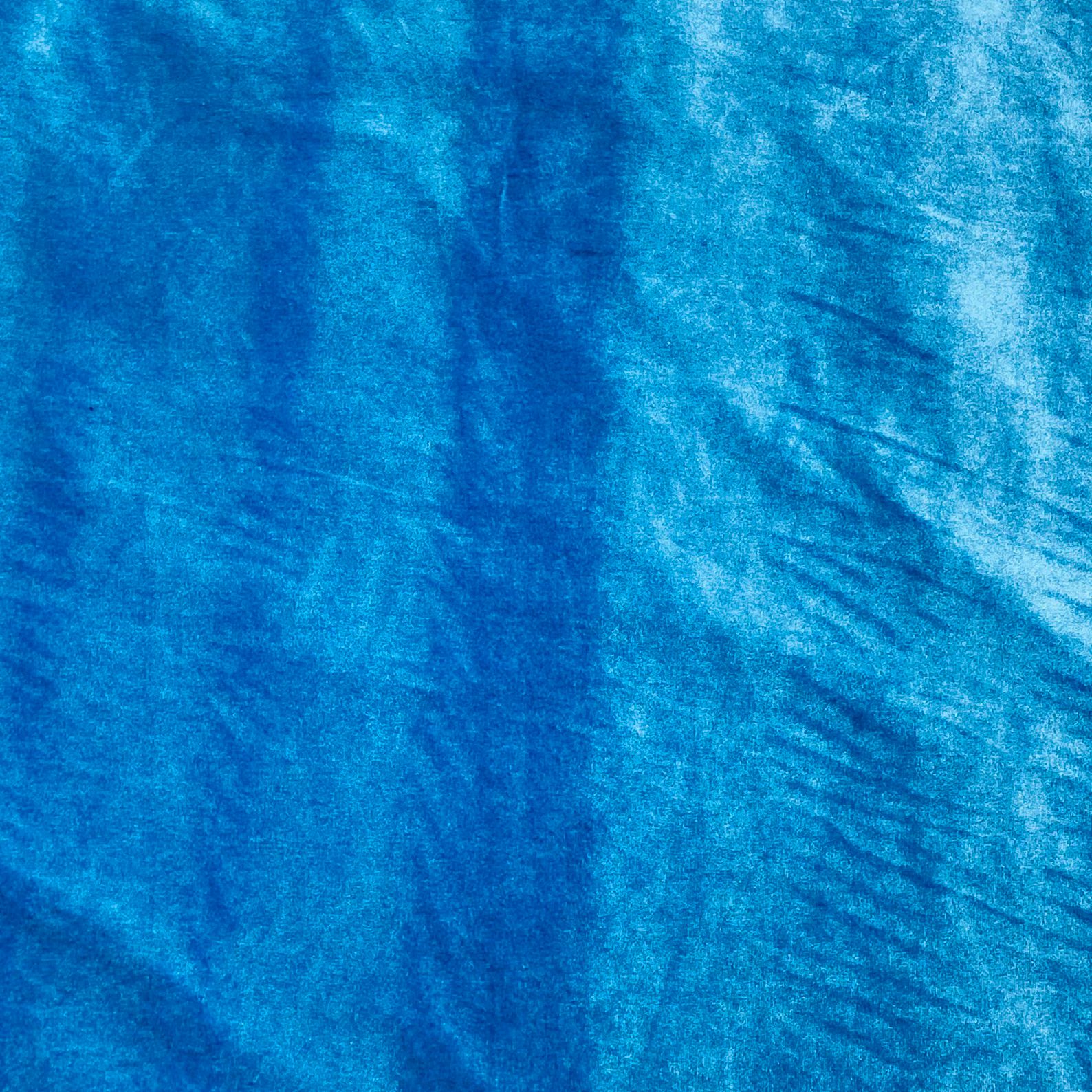 3 Metres Super Soft Spandex Velvet 55" Wide (Blue)