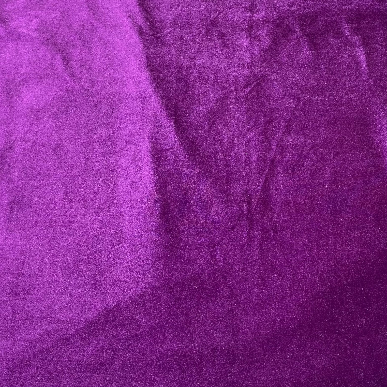 3 Metres Super Soft Spandex Velvet 55" Wide (Purple)