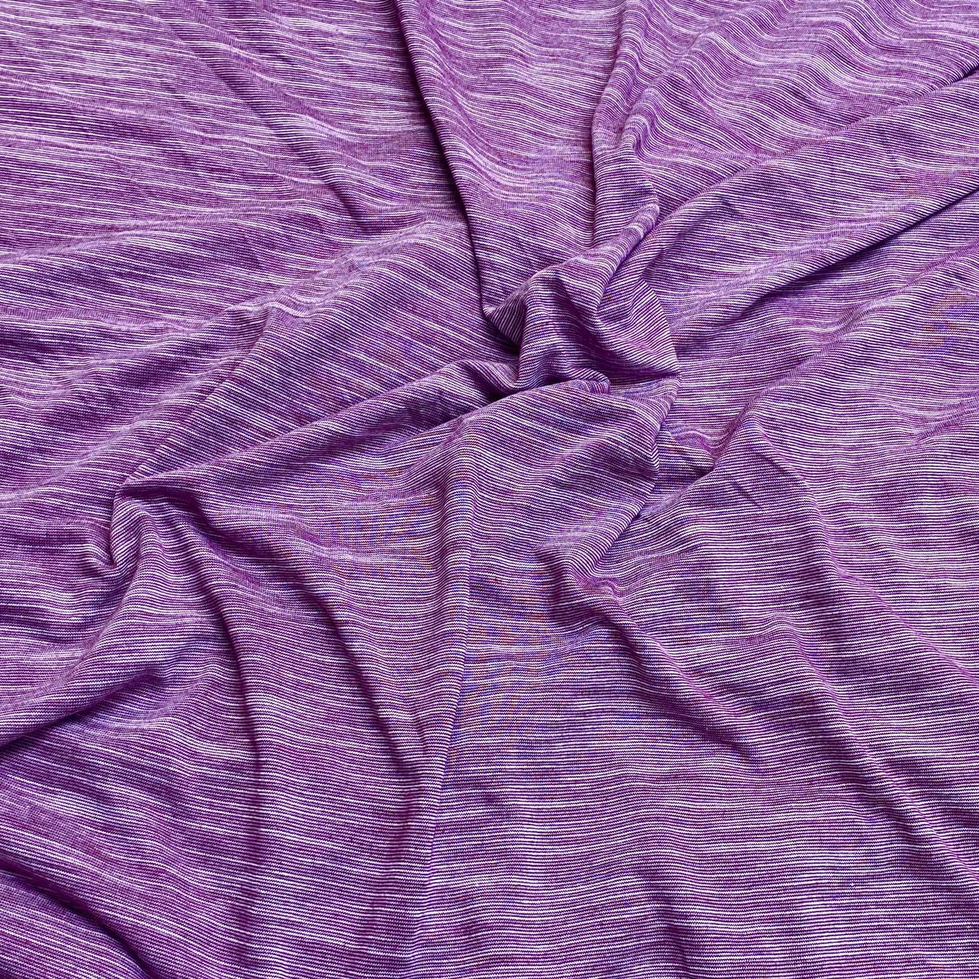 3 Metres Soft Marl Effect Jersey - 55" Wide (Light Purple)