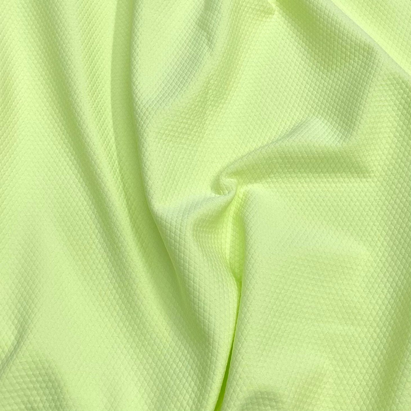 Printed Ponte Roma Jersey -  'Lime', 55" Wide (3 Metres )