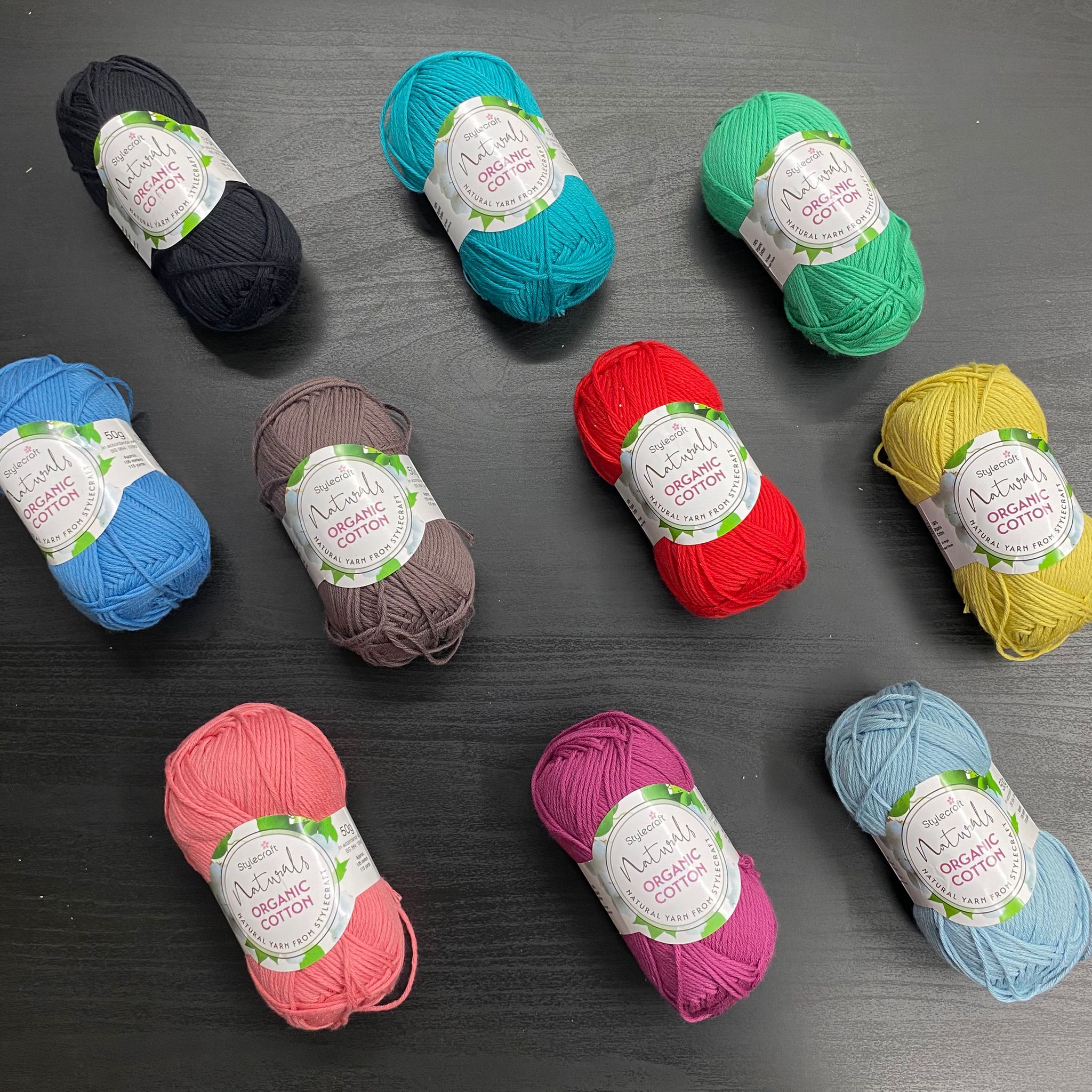 Stylecraft Naturals Organic Cotton Yarn - Shade 7199 Deep Sea