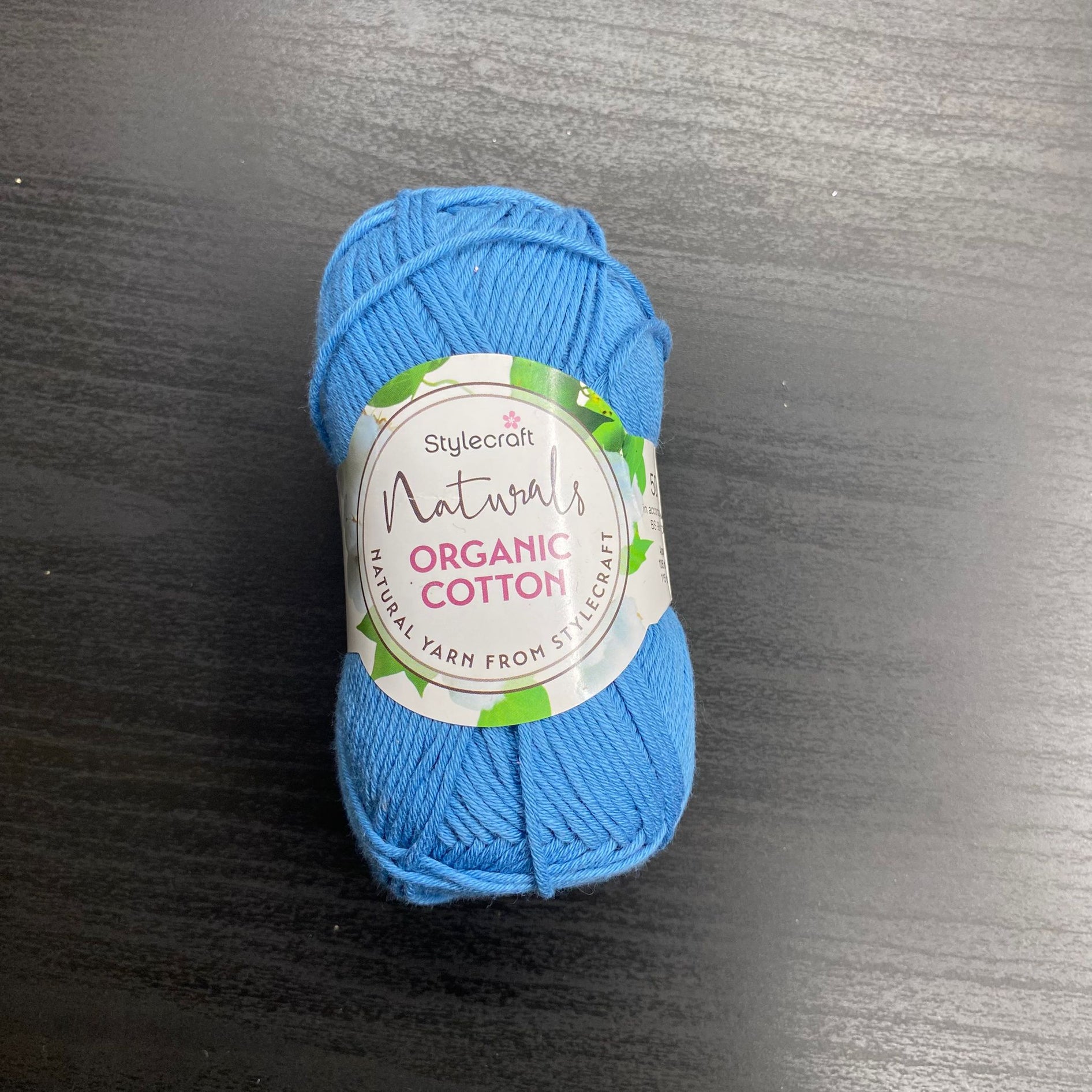 Stylecraft Naturals Organic Cotton Yarn - Shade 7199 Deep Sea