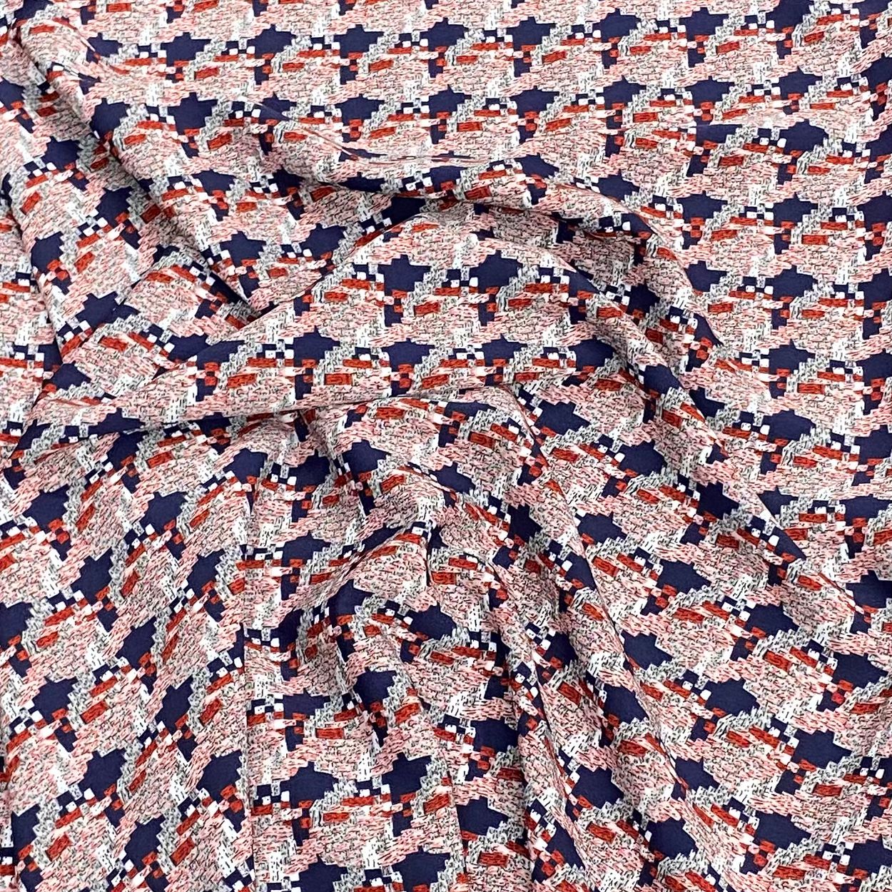 3 Metres Luxurious Solara Crepe 55" Wide (Brick)