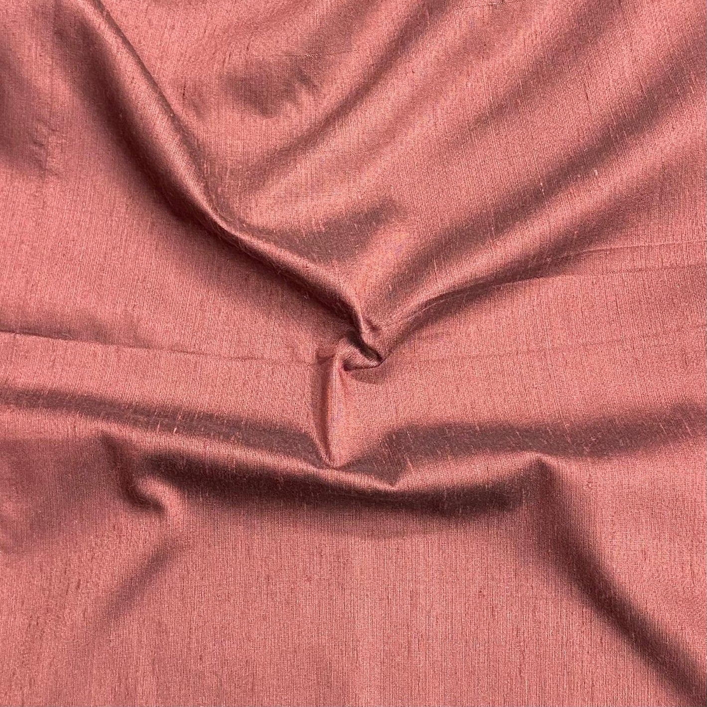 Polyester Dupion Fabric, 'Maroon' - 55" Wide (3 Metres)