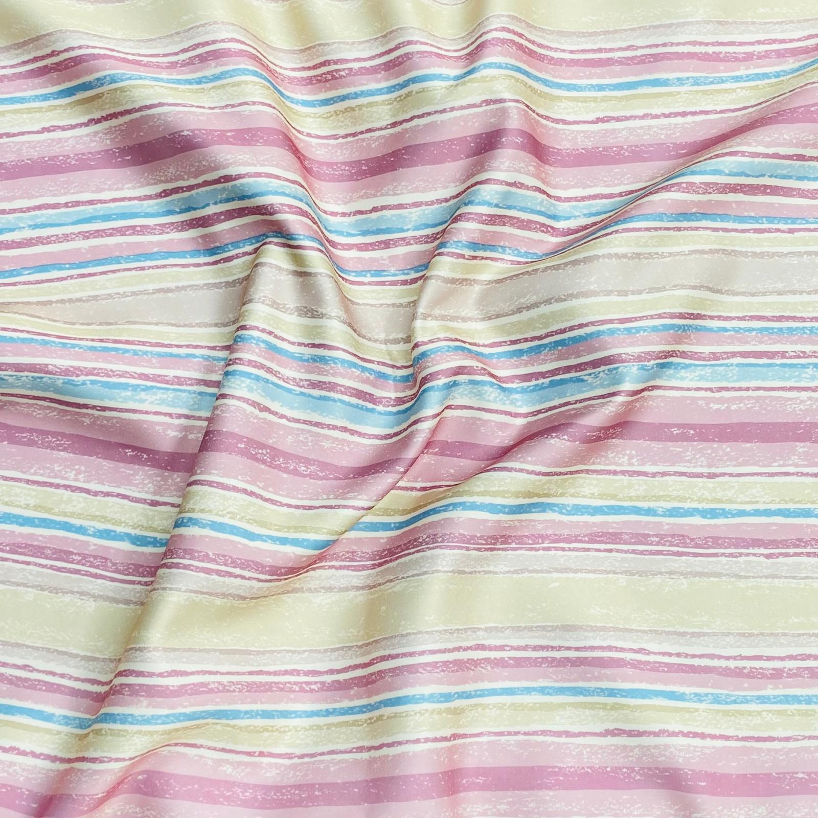 Luxurious Printed Satin- 'Pastel' 55" Wide (3 Metres)