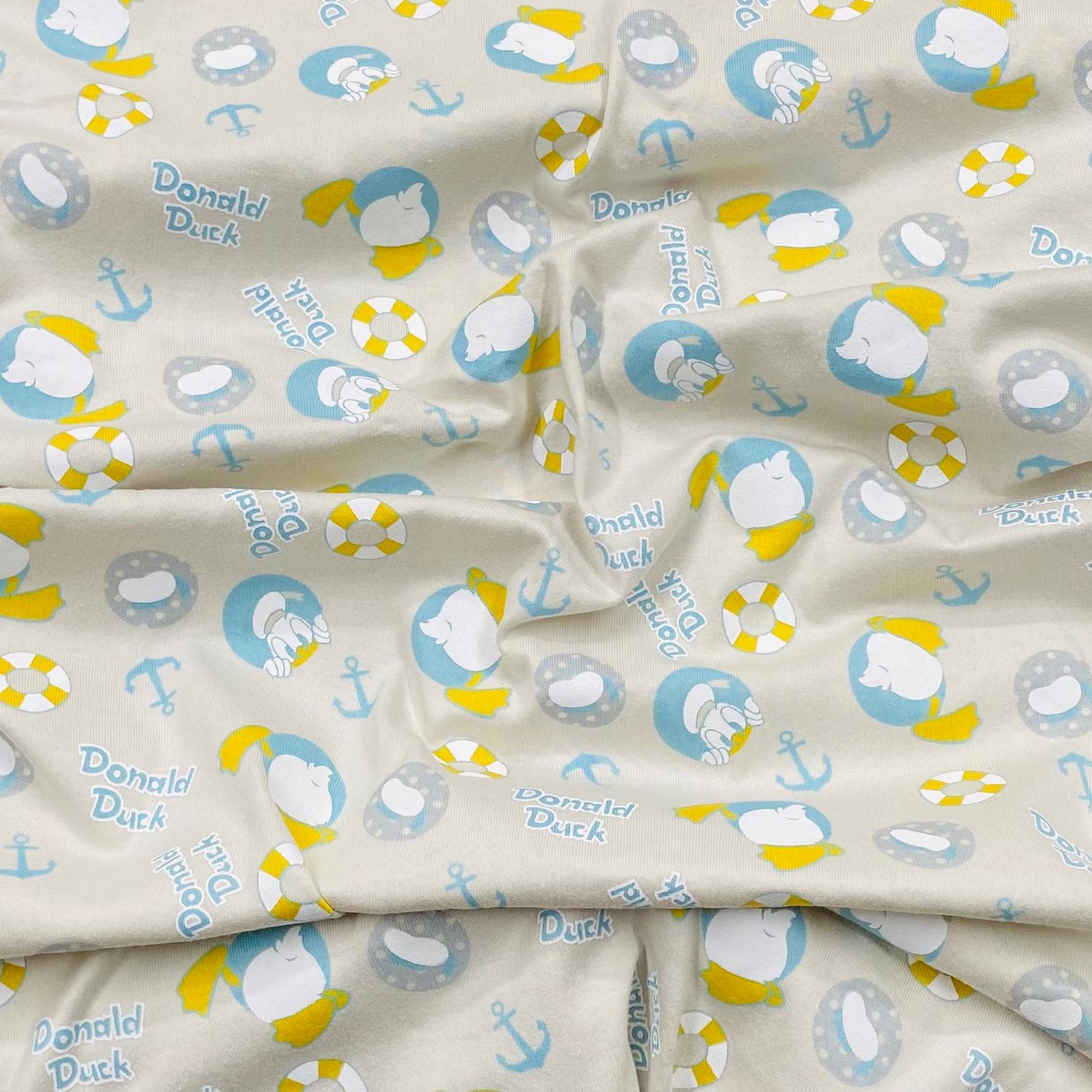 Premium Quality Cotton Jersey, 'Duck' - 58" Wide (3 Metres )