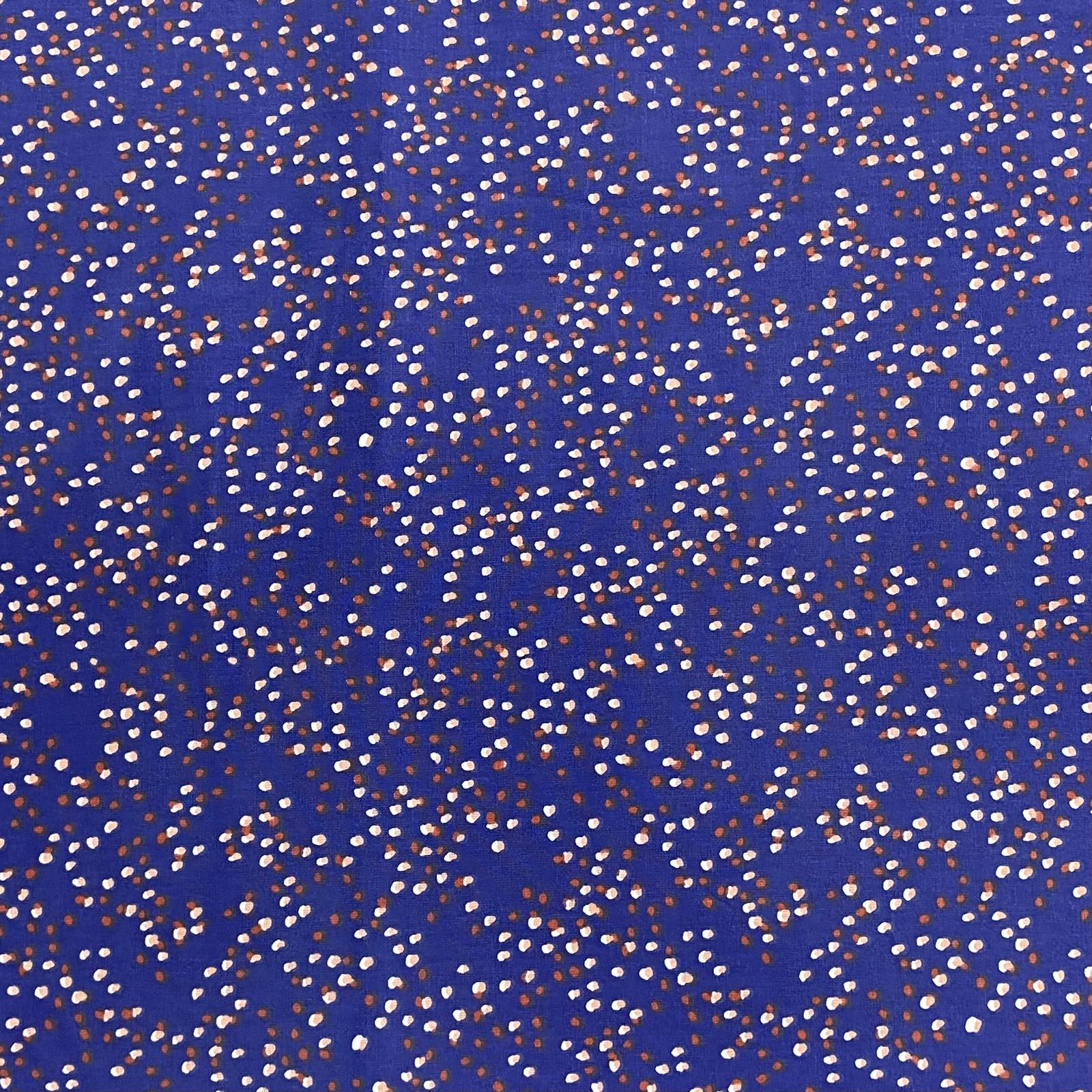 3 Metres Super Soft Printed Poplin Cotton - 63" Wide (Night)