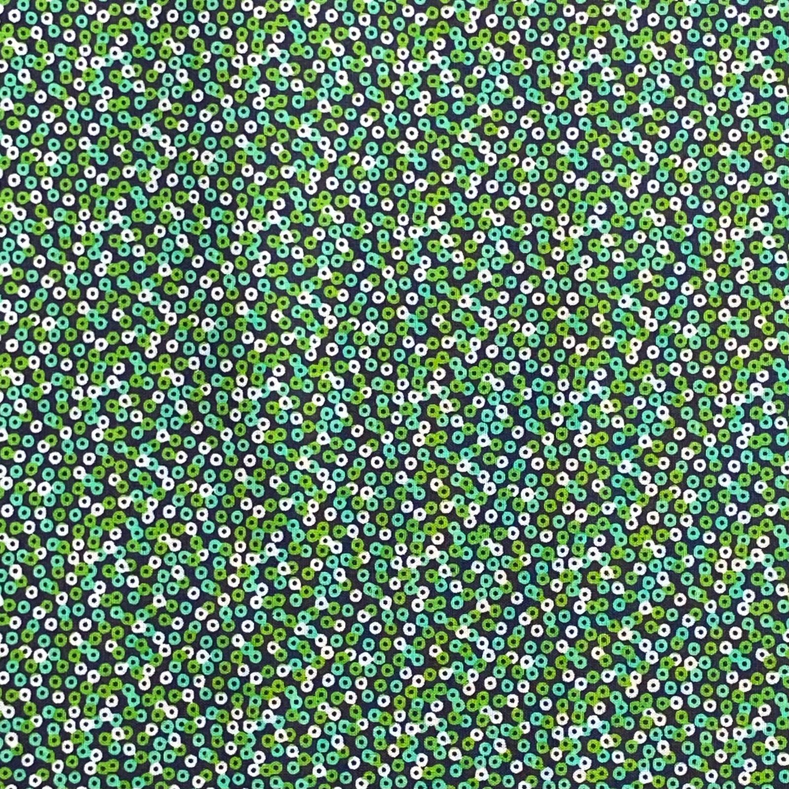 3 Metres Super Soft Printed Poplin Cotton - 63" Wide (Field)