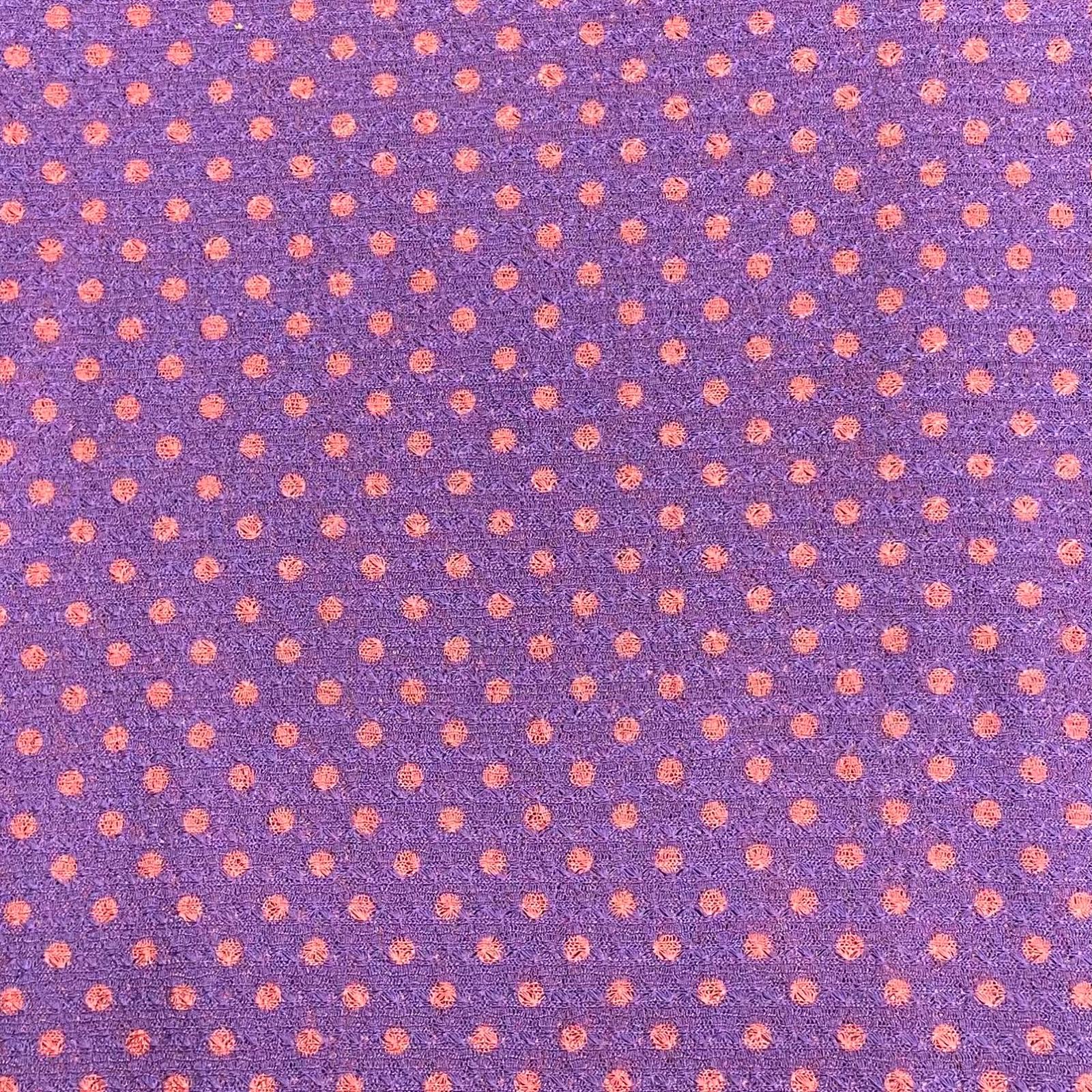 3 Metres Quality Printed Benjamin Knit Jersey - 55" Wide  (Purple)