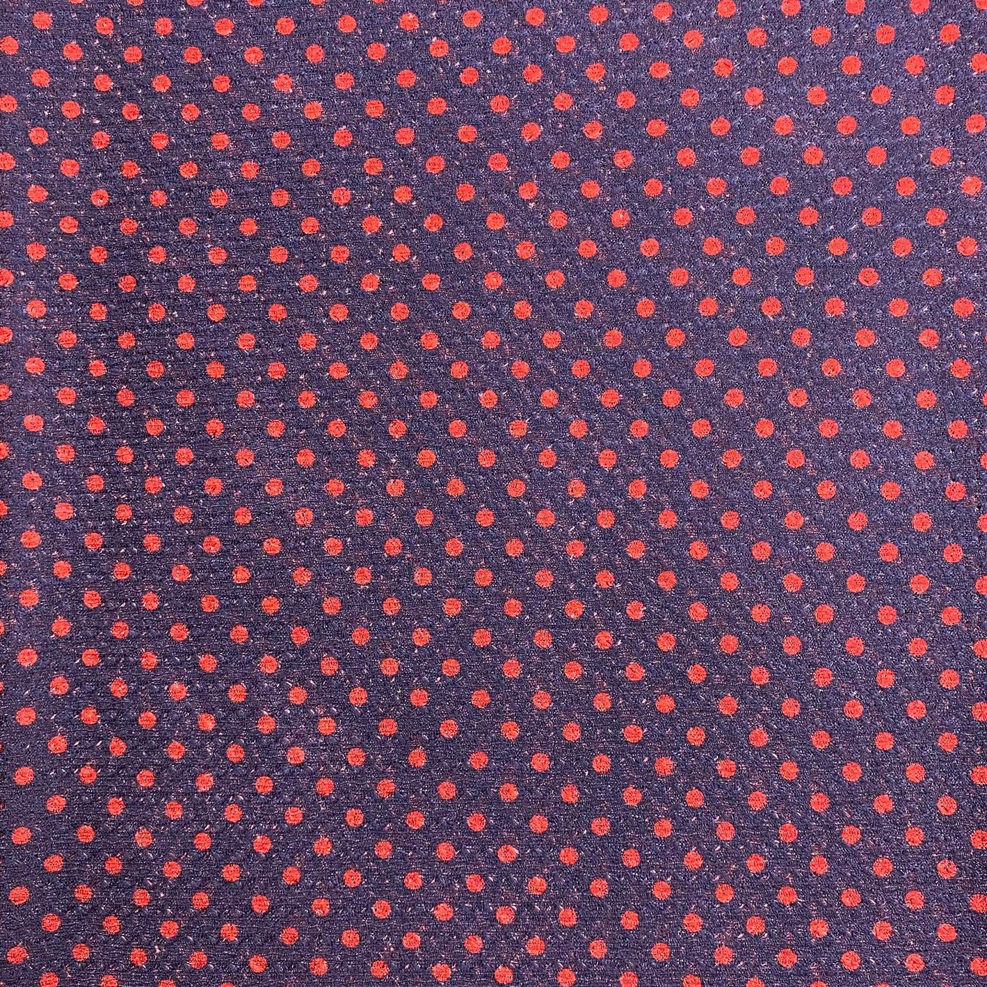 3 Metres Quality Printed Benjamin Knit Jersey - 55" Wide  (Navy & Red)