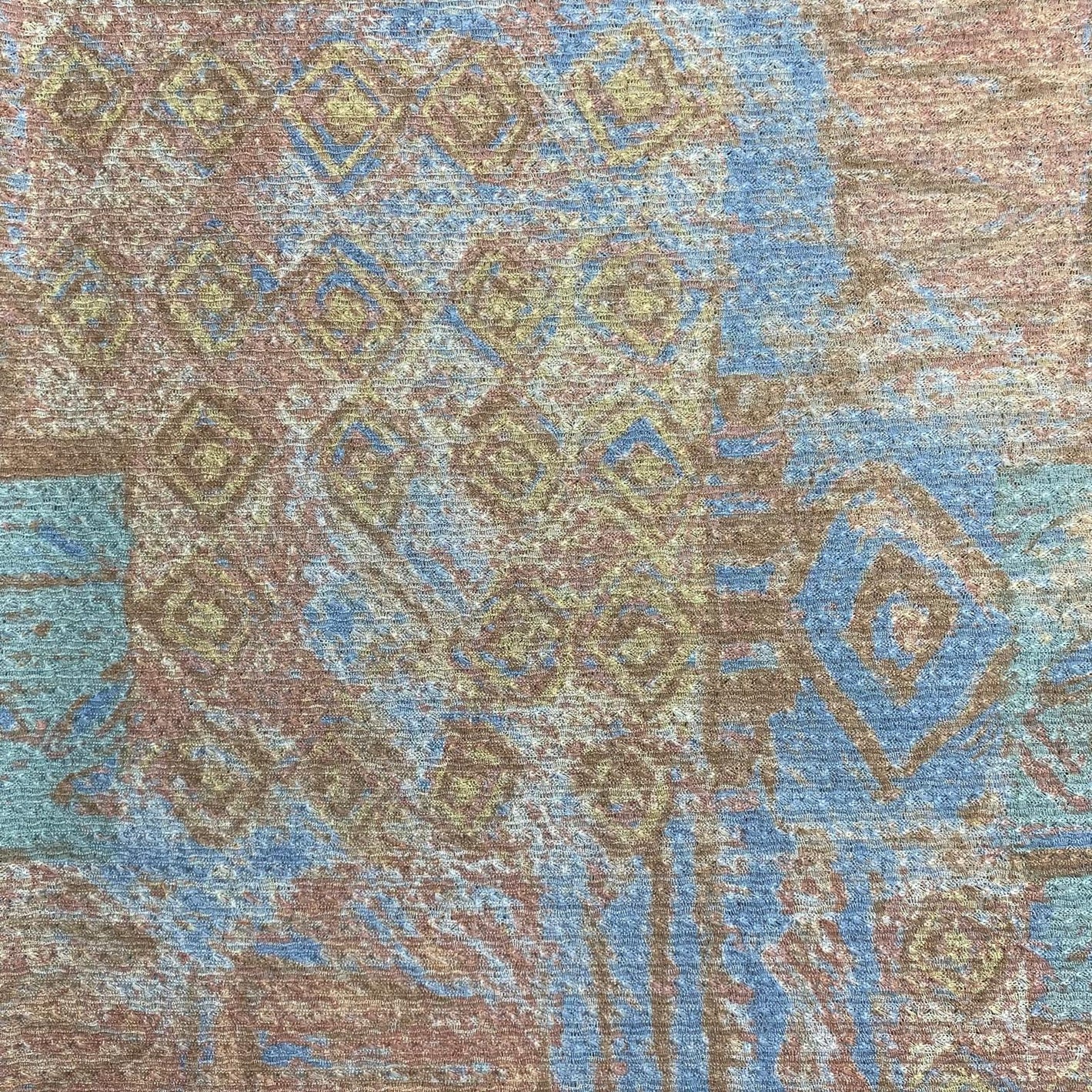 3 Metres Quality Printed Benjamin Knit Jersey - 55" Wide  (Brown)