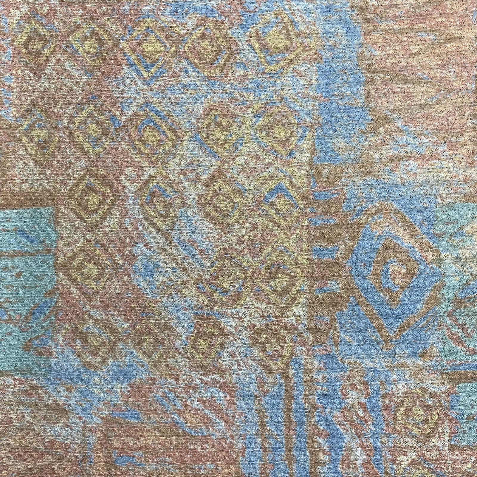 3 Metres Quality Printed Benjamin Knit Jersey - 55" Wide  (Brown)