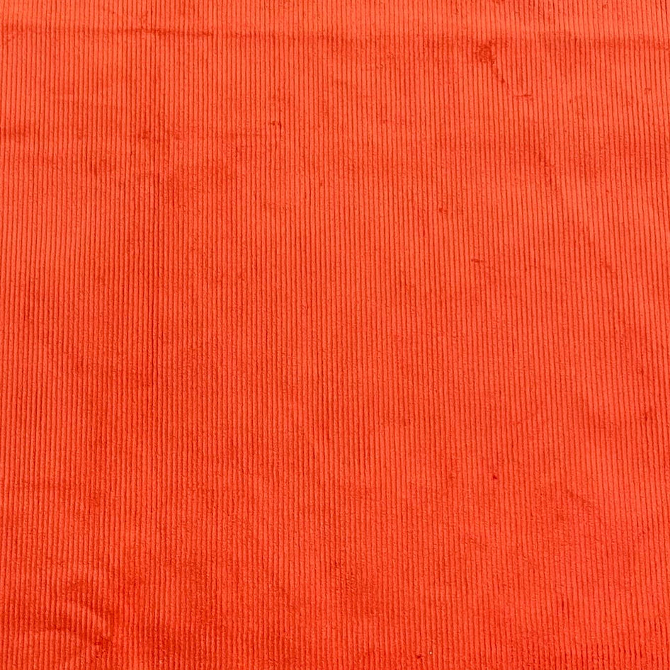 Premium Super Soft Cotton Needle Corduroy- 55" Wide (Orange)