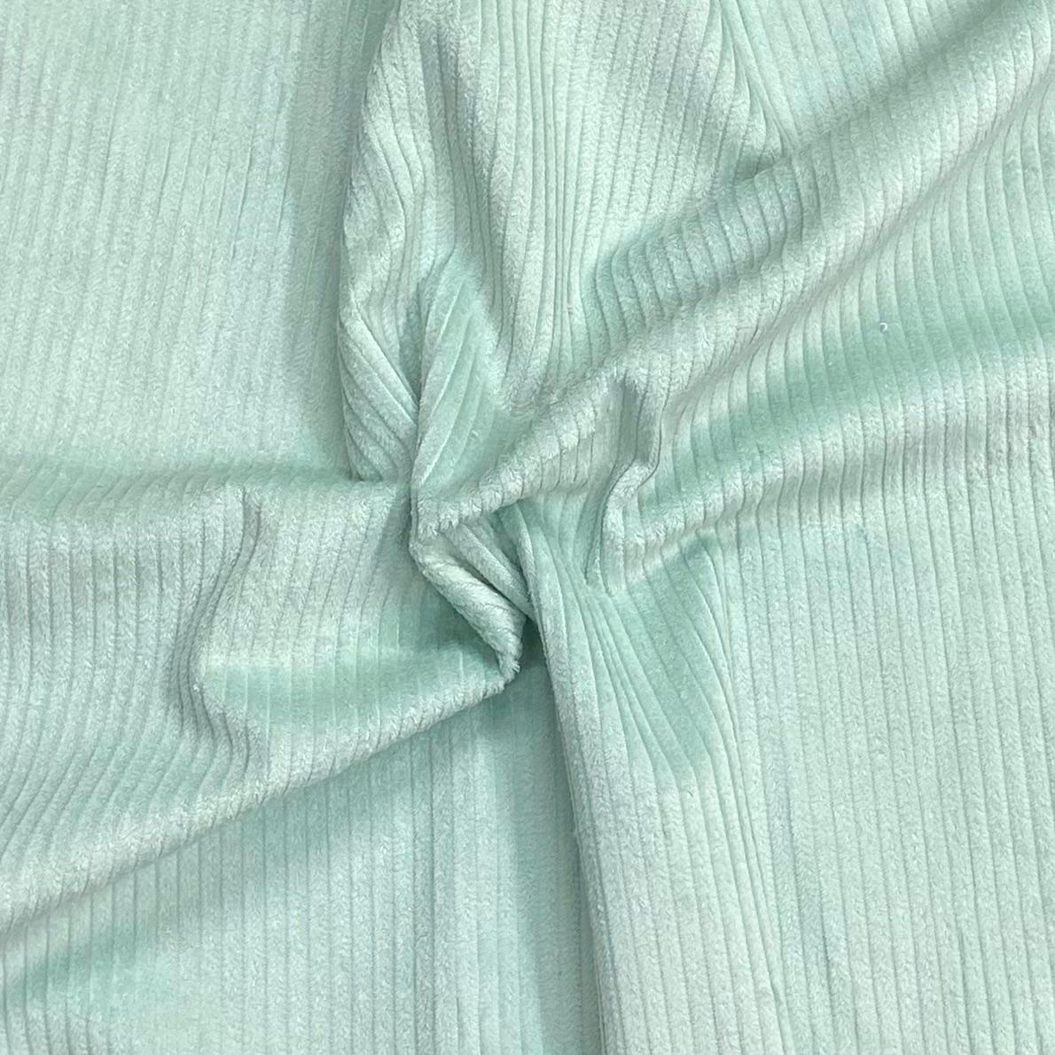 Premium Super Soft Cotton Needle Corduroy- 55" Wide (Mint)