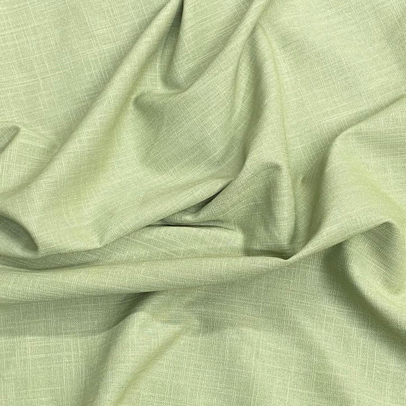 Luxurious Soft Cotton Linen 55" Wide - (Sage)