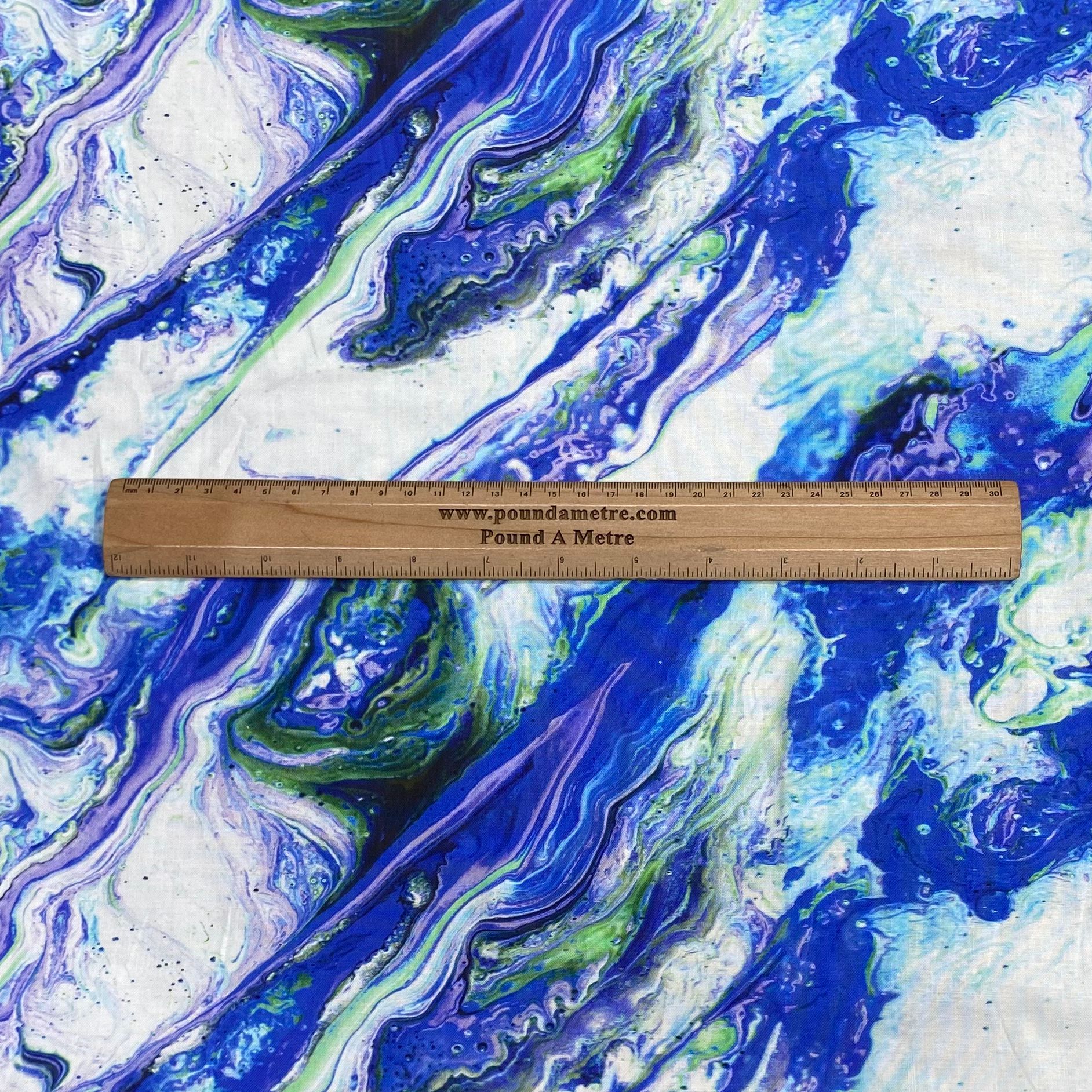 Per Metre 100% Digital Cotton Print - (Celestial Swirl)