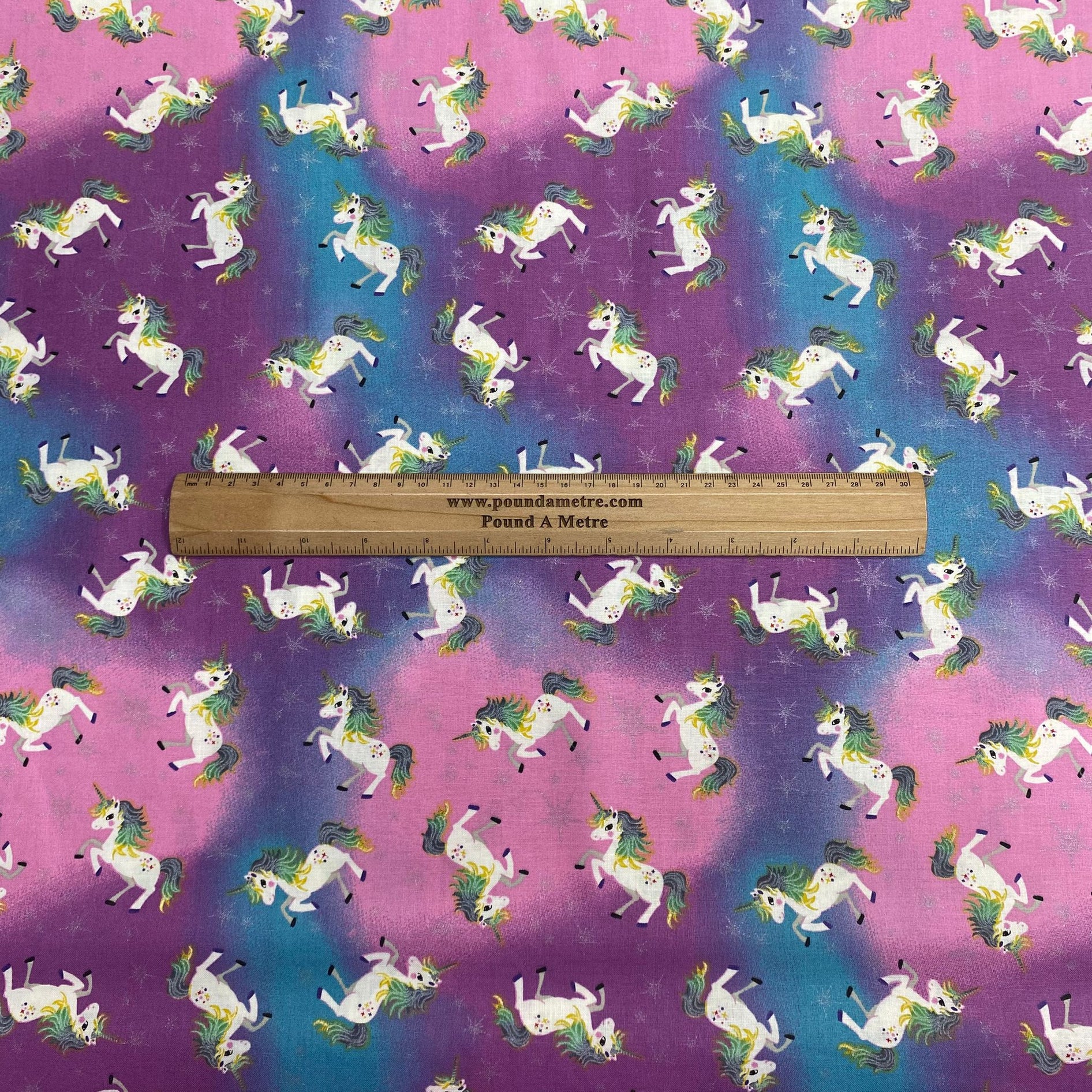 Per Metre 100% Digital Cotton Print - (Unicorn)